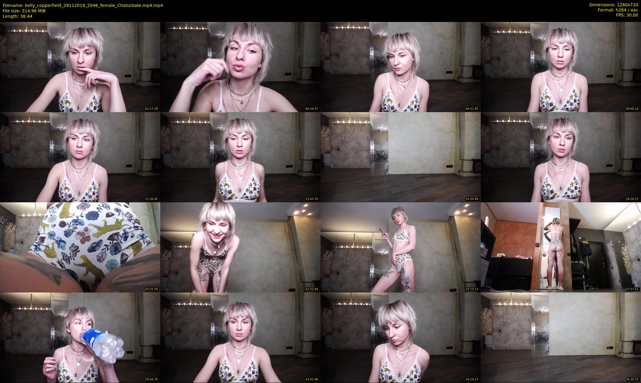 kelly_copperfield — 39 minute Chaturbate female cam show recording, 720p, Nov 29, 2019