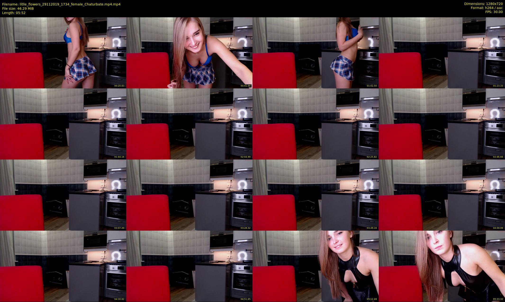 litlle_flowers — 6 minute Chaturbate female cam show recording, 720p, Nov 29, 2019