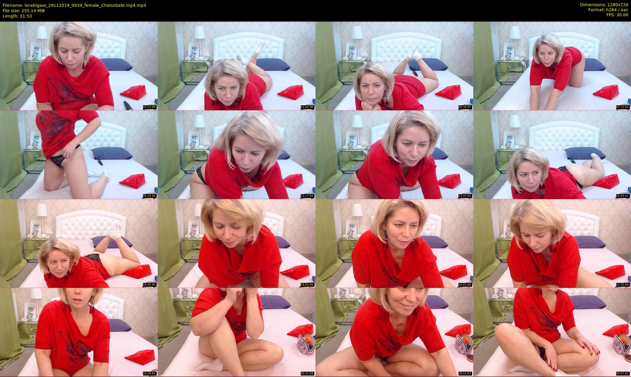 lorabigass — 32 minute Chaturbate female cam show recording, 720p, Nov 29, 2019