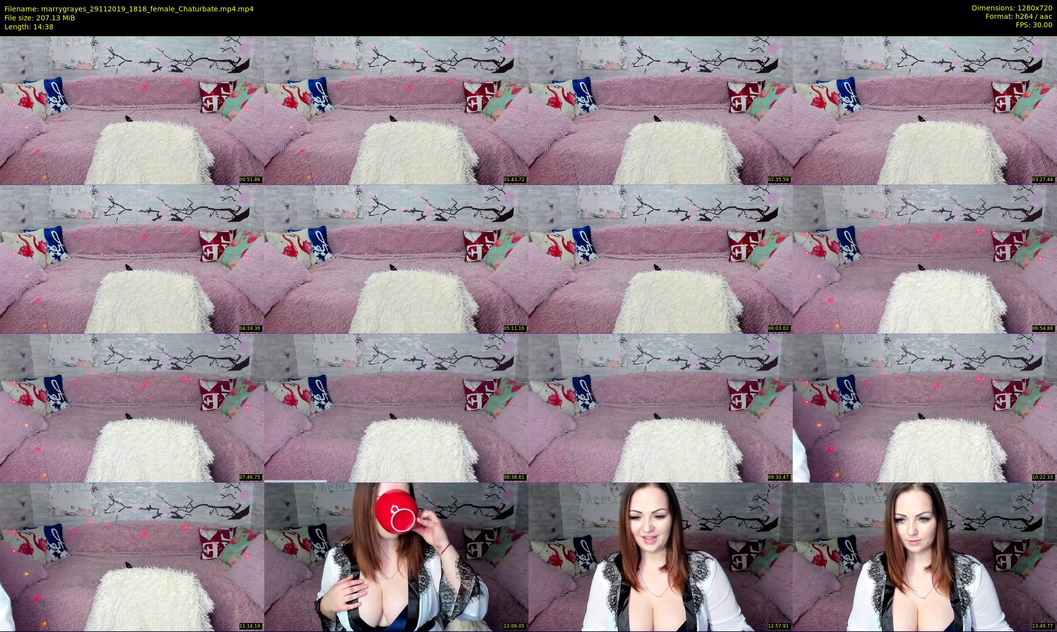 marrygrayes — 15 minute Chaturbate female cam show recording, 720p, Nov 29, 2019