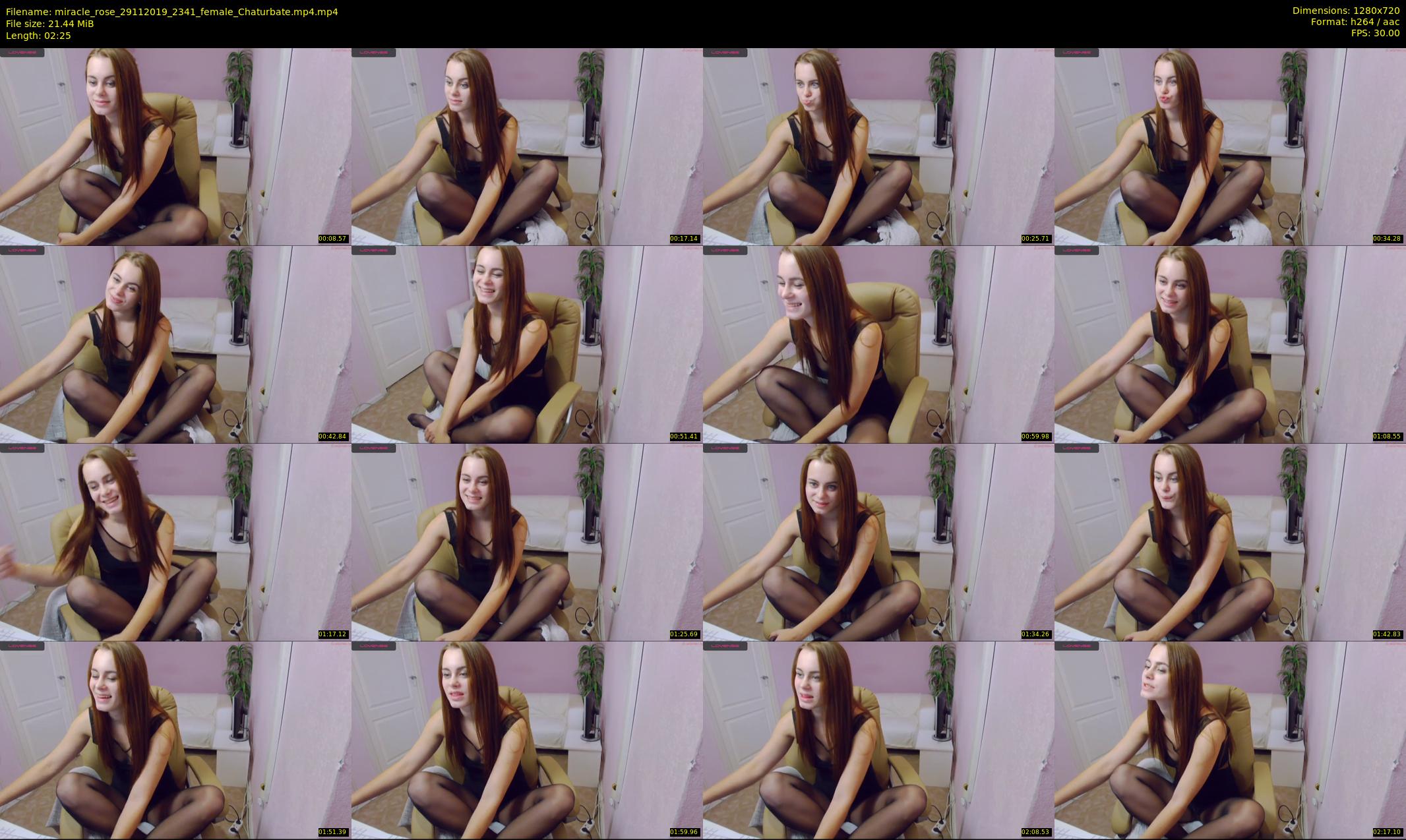 miracle_rose — 3 minute Chaturbate female cam show recording, 720p, Nov 29, 2019