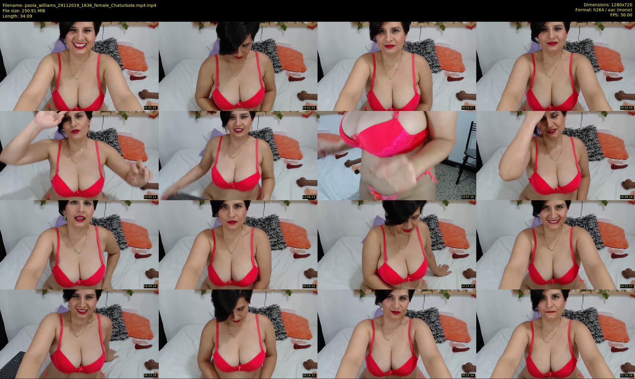 paola_williams — 35 minute Chaturbate female cam show recording, 720p, Nov 29, 2019