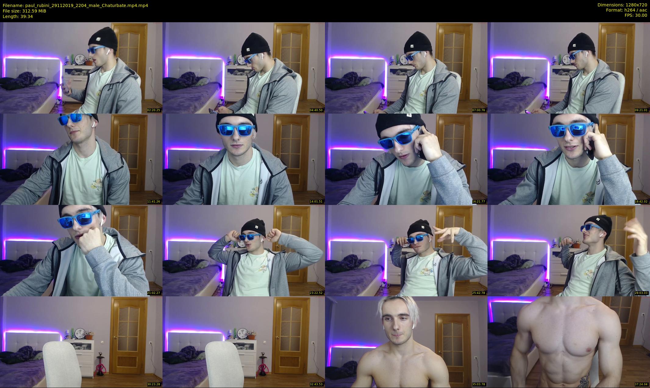 paul_rubini — 40 minute Chaturbate male cam show recording, 720p, Nov 29, 2019