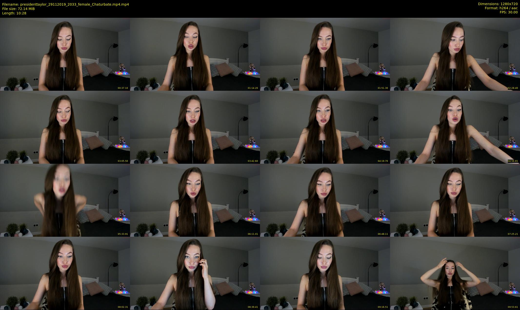 presidenttaylor — 11 minute Chaturbate female cam show recording, 720p, Nov 29, 2019