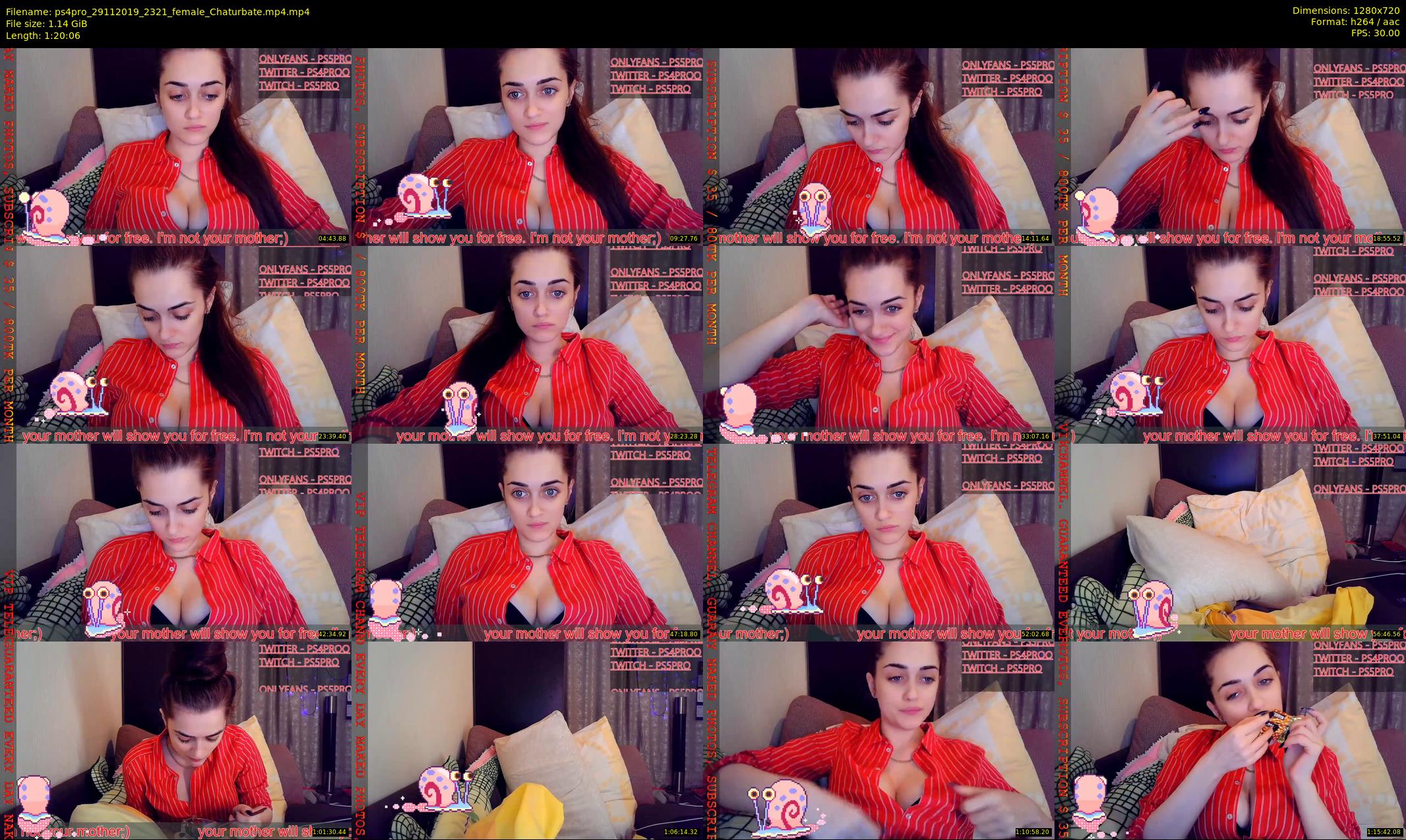 ps4pro — 81 minute Chaturbate female cam show recording, 720p, Nov 29, 2019