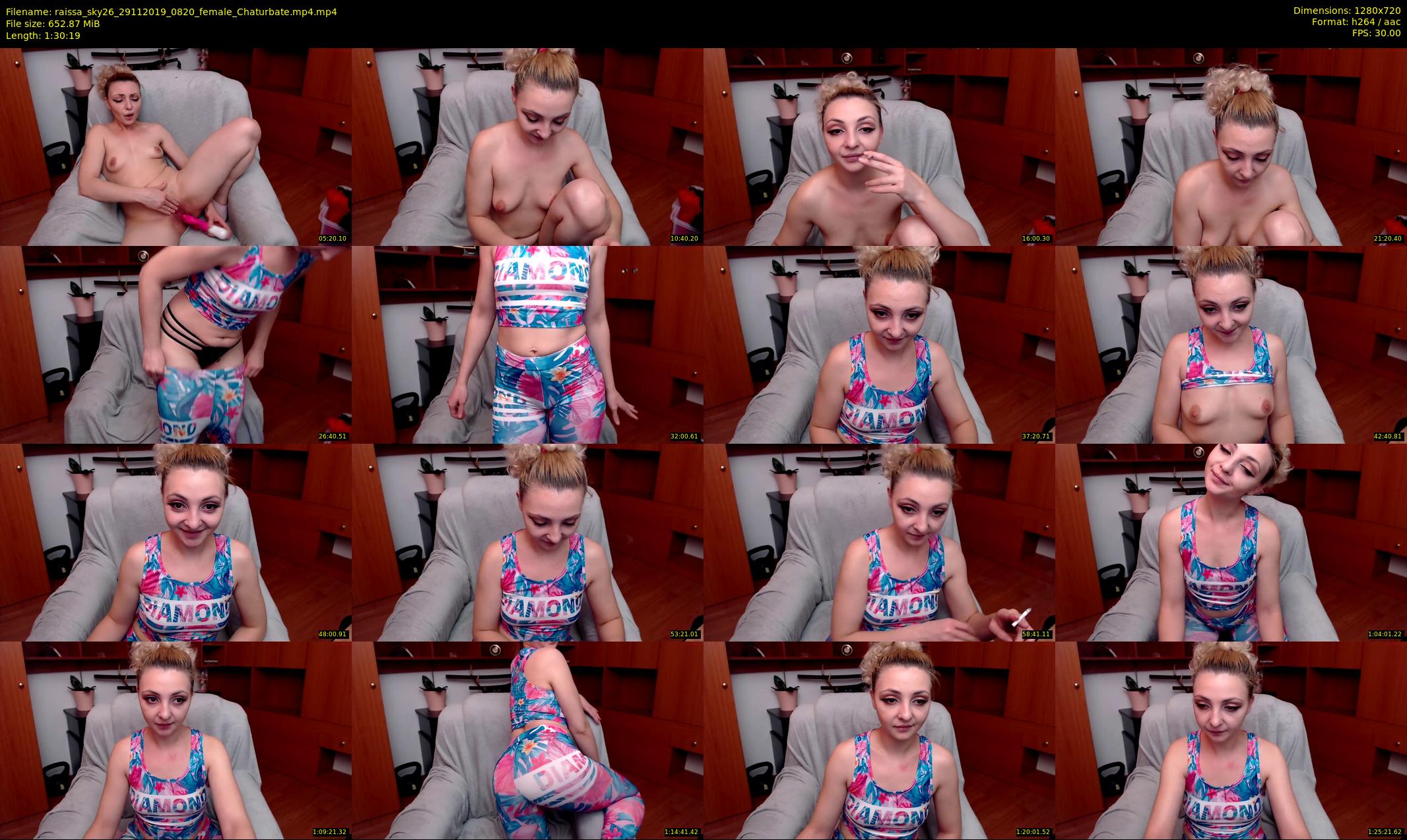 raissa_sky26 — 91 minute Chaturbate female cam show recording, 720p, Nov 29, 2019