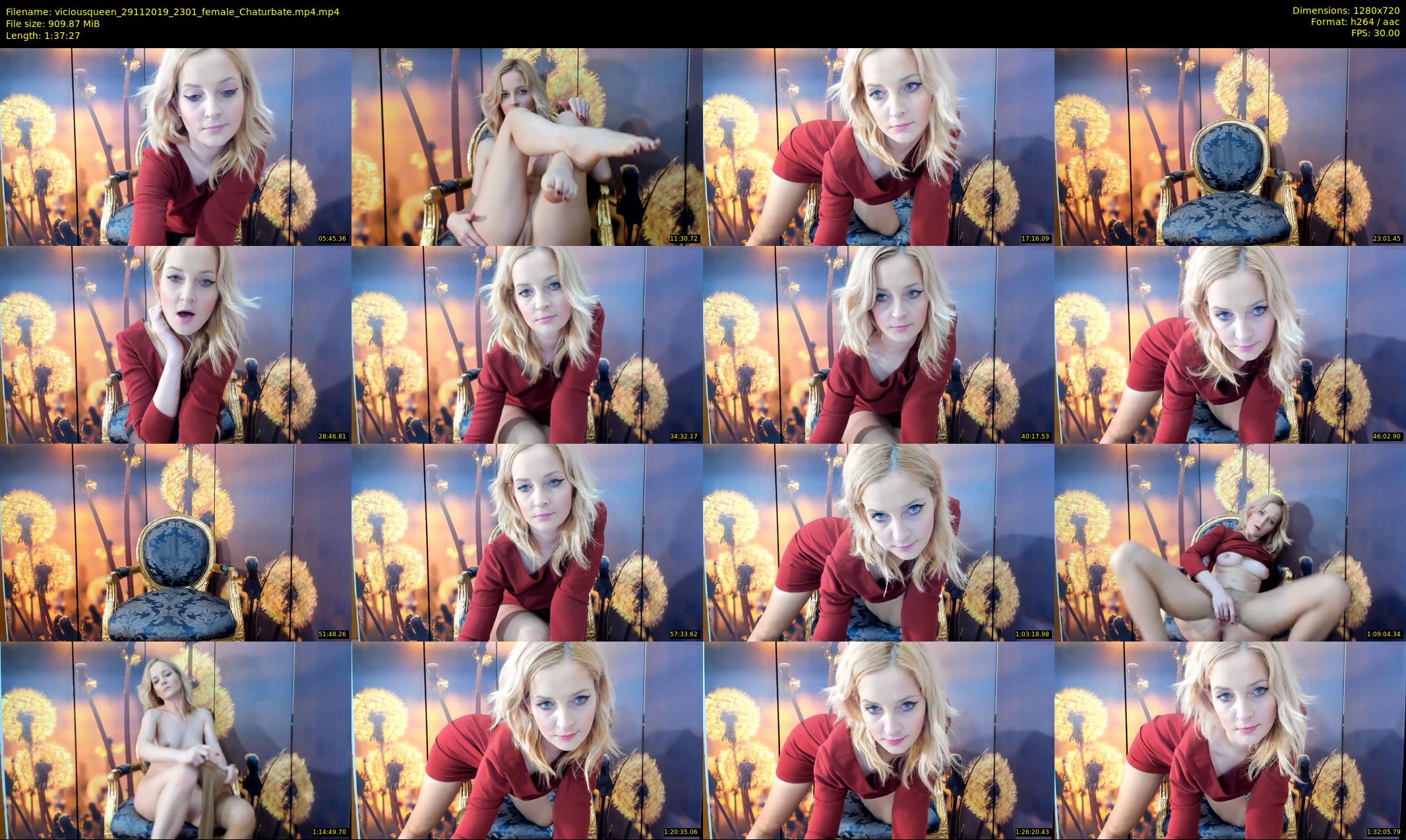 viciousqueen — 98 minute Chaturbate female cam show recording, 720p, Nov 29, 2019