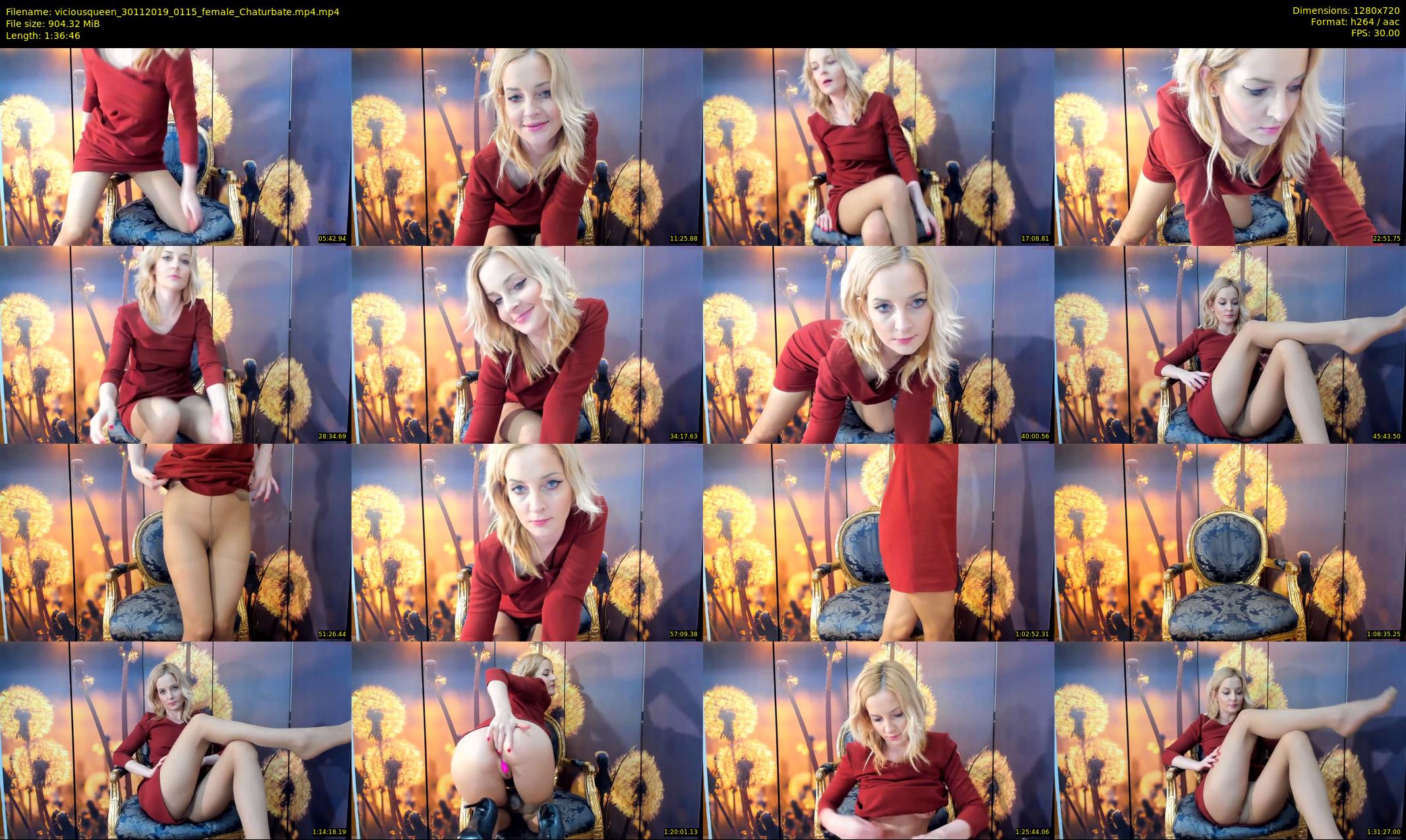 viciousqueen — 97 minute Chaturbate female cam show recording, 720p, Nov 30, 2019