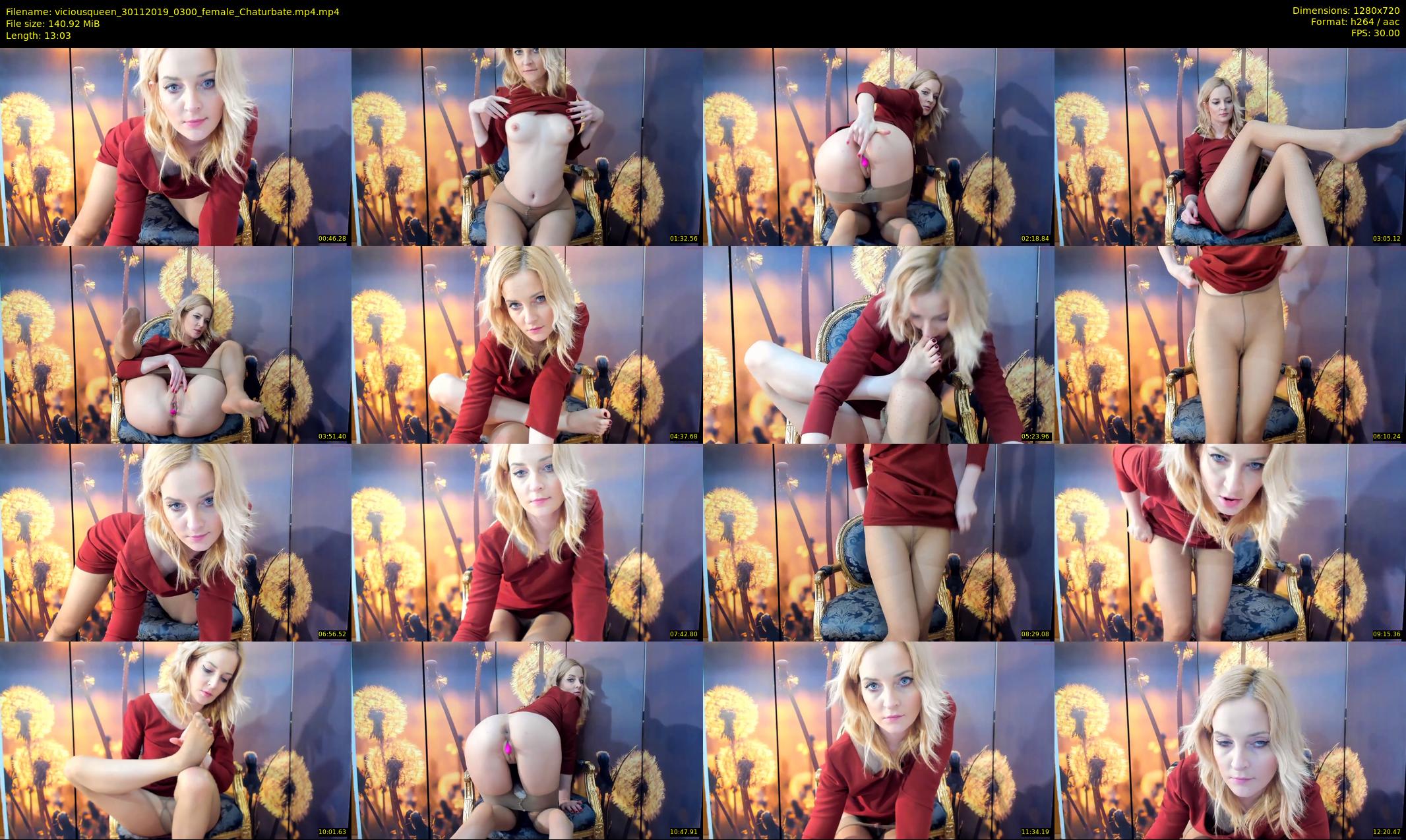viciousqueen — 14 minute Chaturbate female cam show recording, 720p, Nov 30, 2019