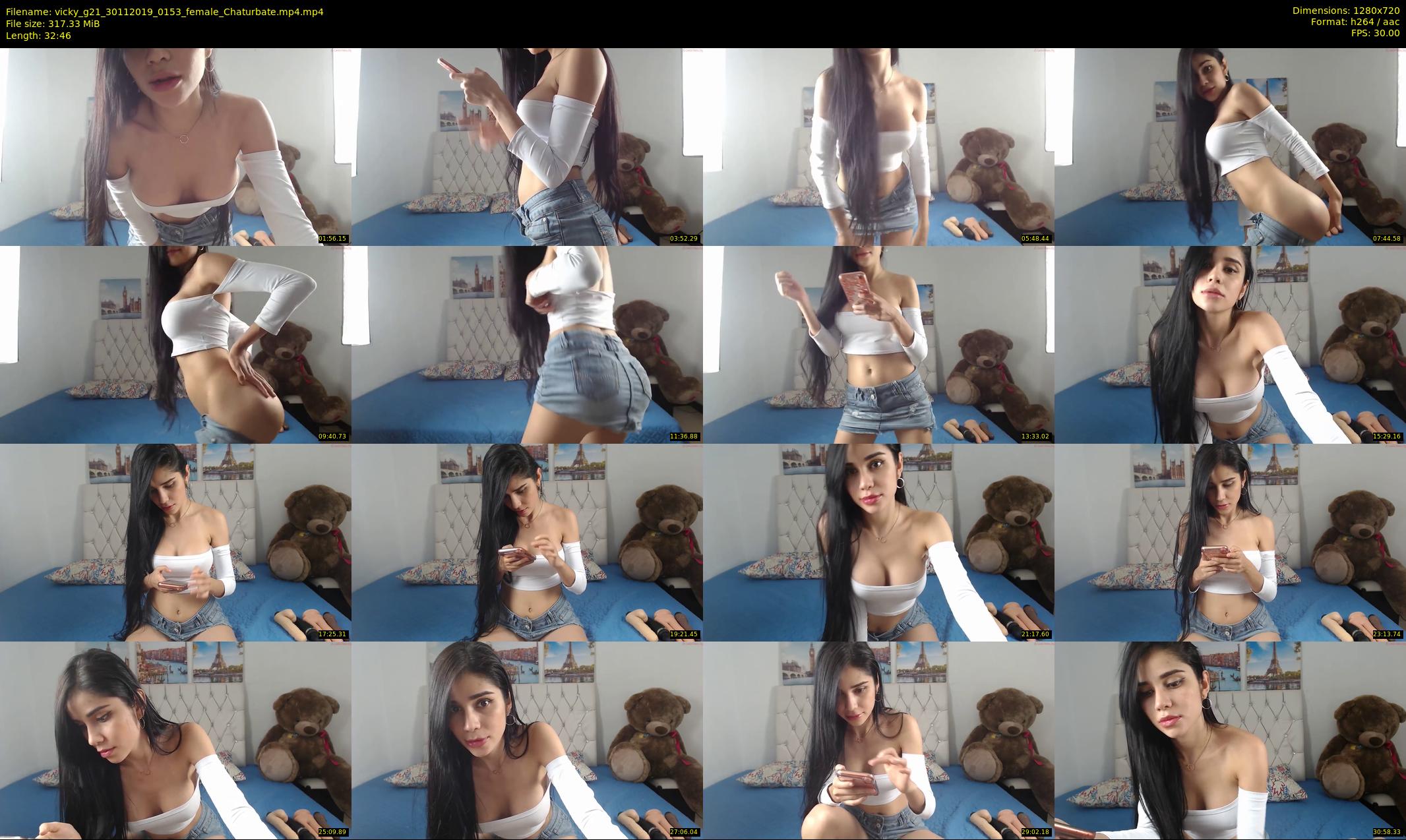 vicky_g21 — 33 minute Chaturbate female cam show recording, 720p, Nov 30, 2019