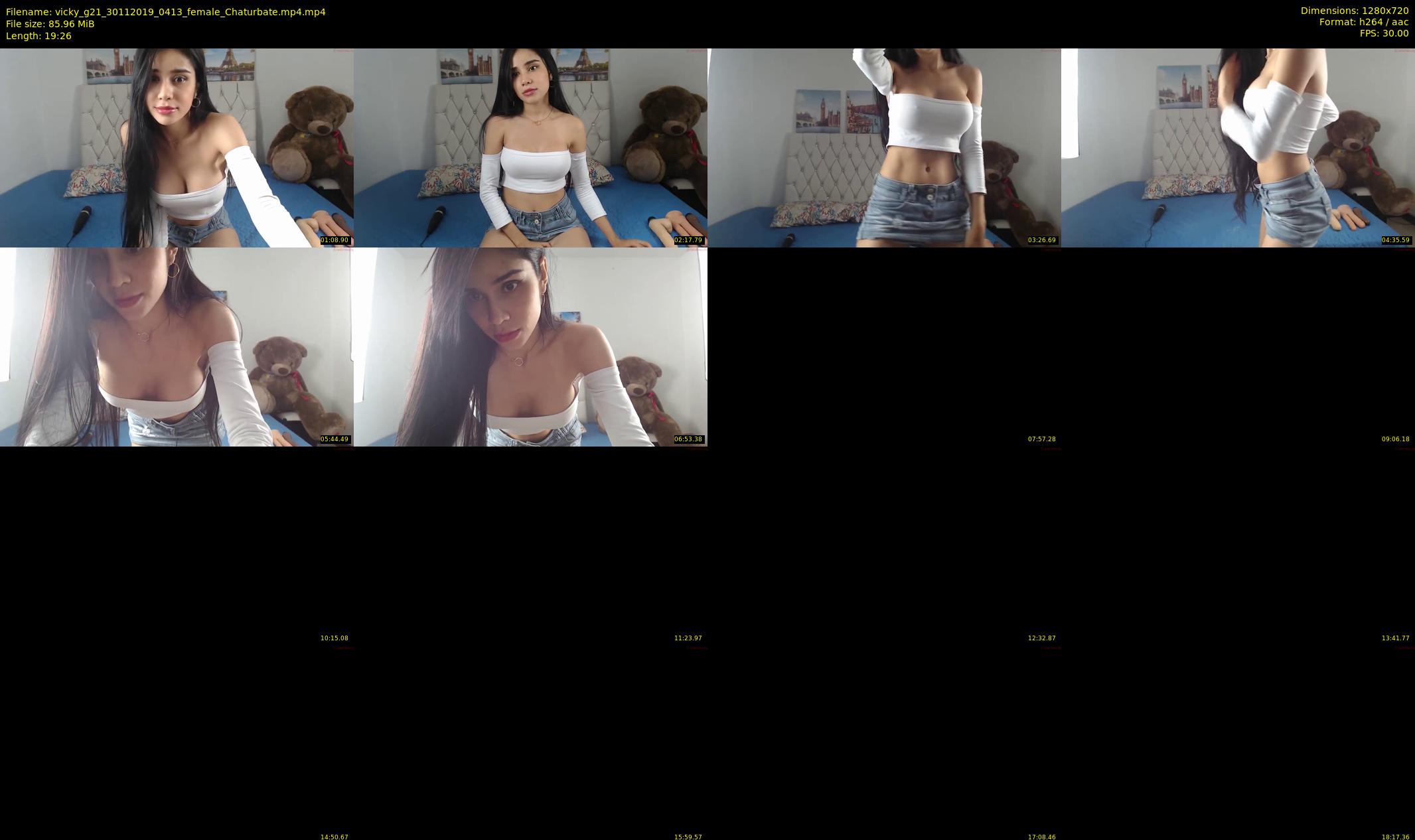 vicky_g21 — 20 minute Chaturbate female cam show recording, 720p, Nov 30, 2019