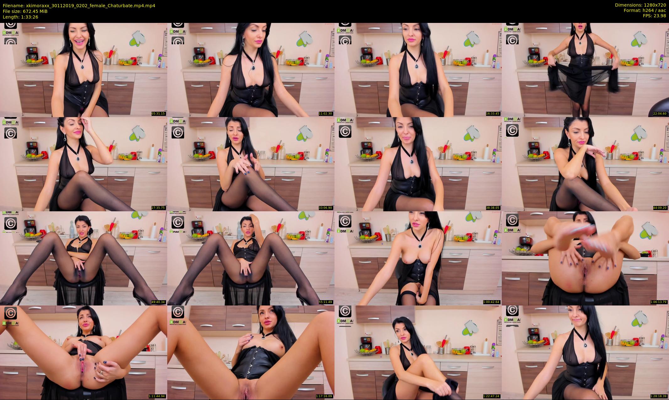 xkimoraxx — 94 minute Chaturbate female cam show recording, 720p, Nov 30, 2019