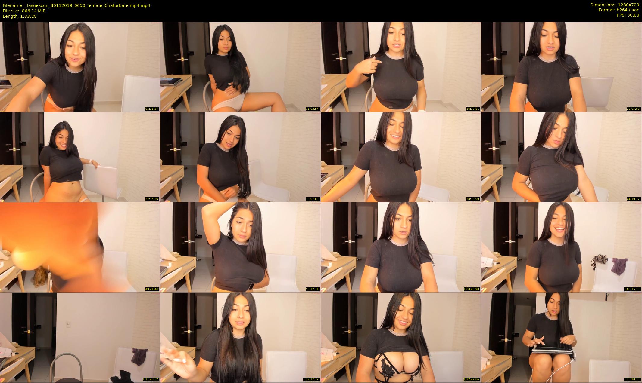 _lasuescun — 94 minute Chaturbate female cam show recording, 720p, Nov 30, 2019