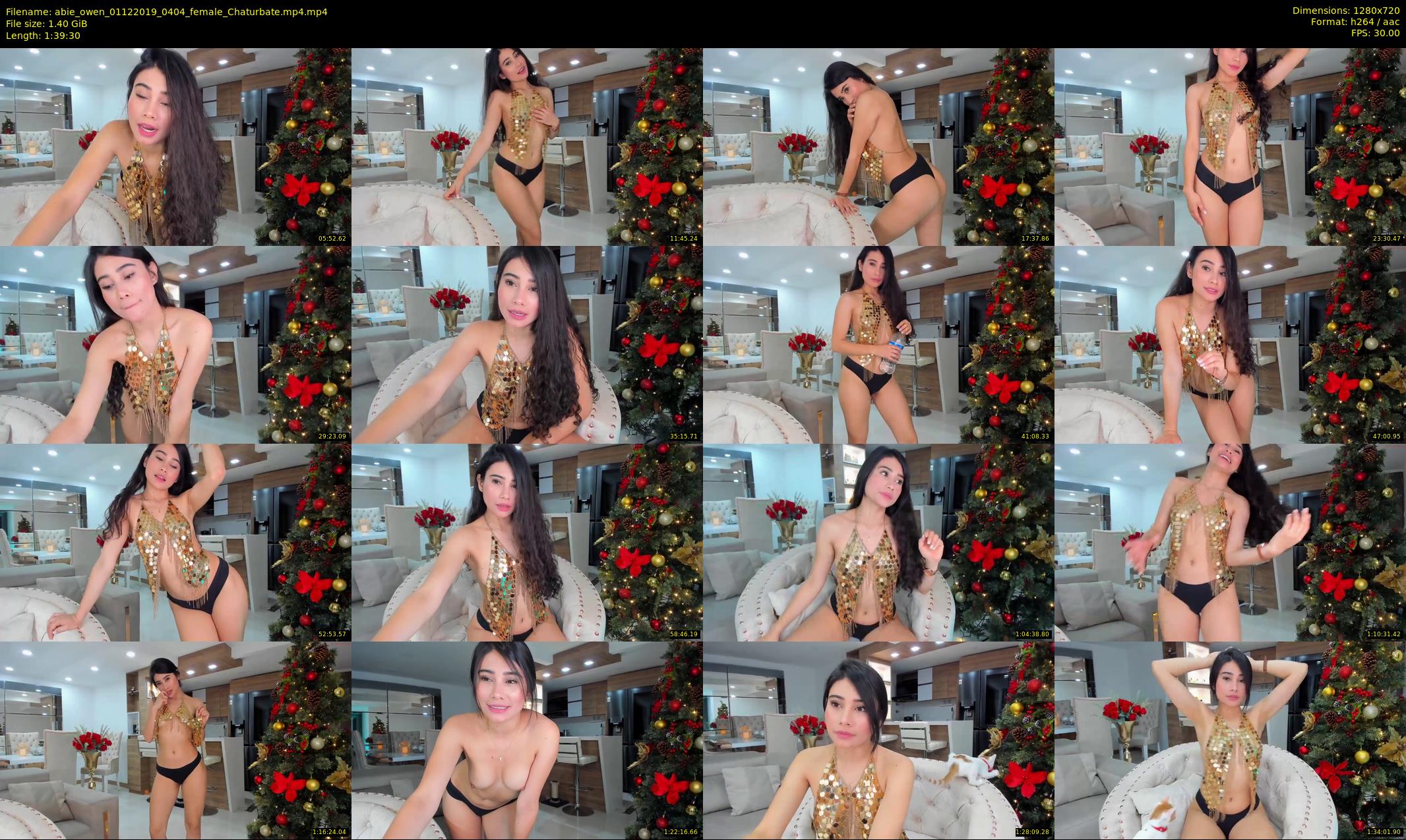 abie_owen — 100 minute Chaturbate female cam show recording, 720p, Dec 1, 2019