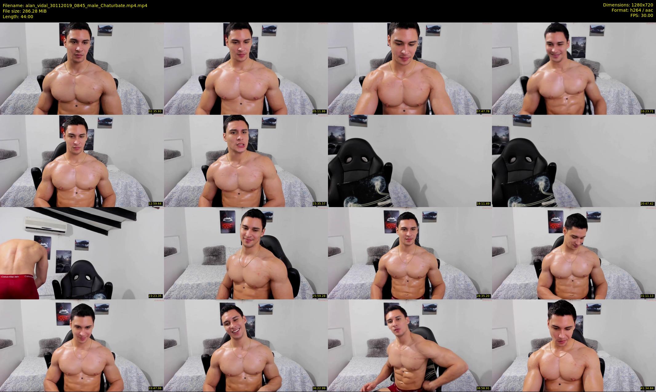 alan_vidal — 44 minute Chaturbate male cam show recording, 720p, Nov 30, 2019