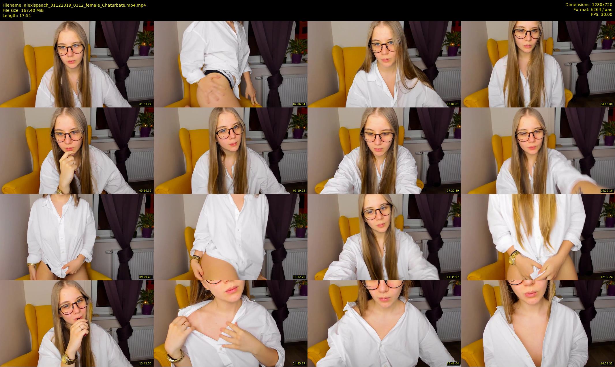 alexispeach — 18 minute Chaturbate female cam show recording, 720p, Dec 1, 2019