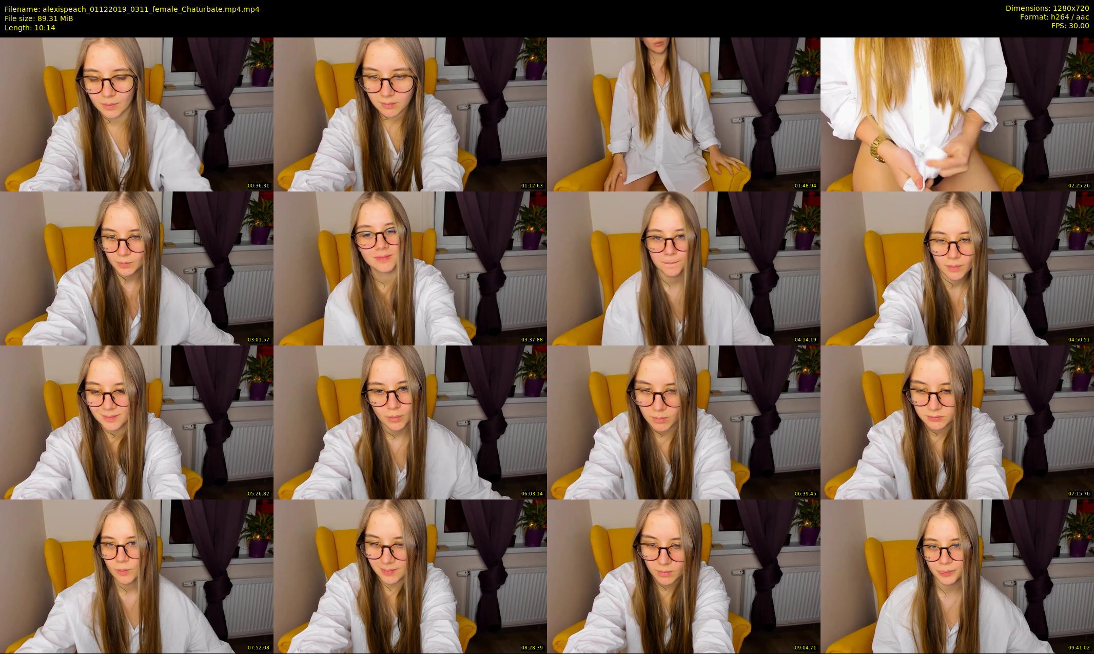 alexispeach — 11 minute Chaturbate female cam show recording, 720p, Dec 1, 2019