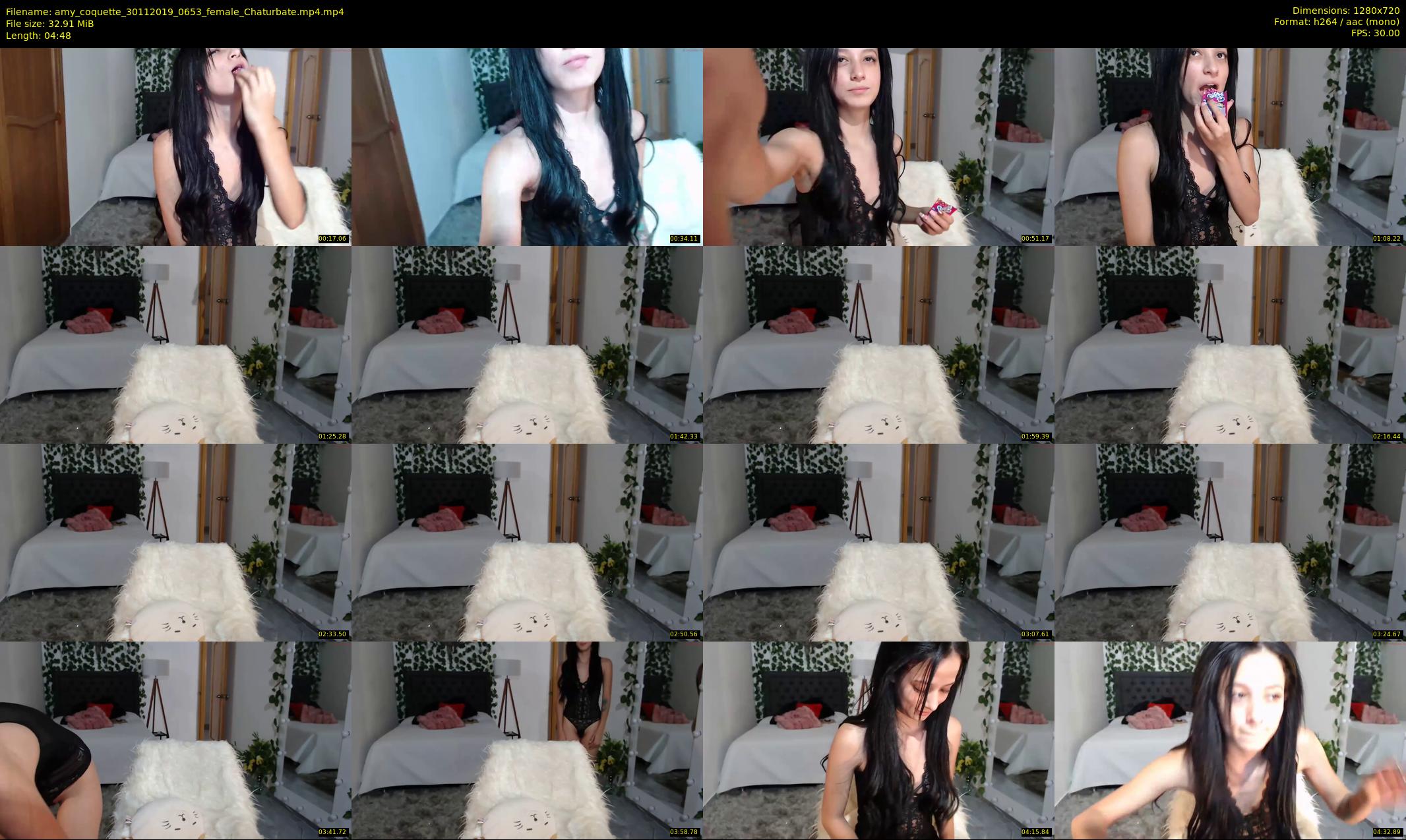 amy_coquette — 5 minute Chaturbate female cam show recording, 720p, Nov 30, 2019