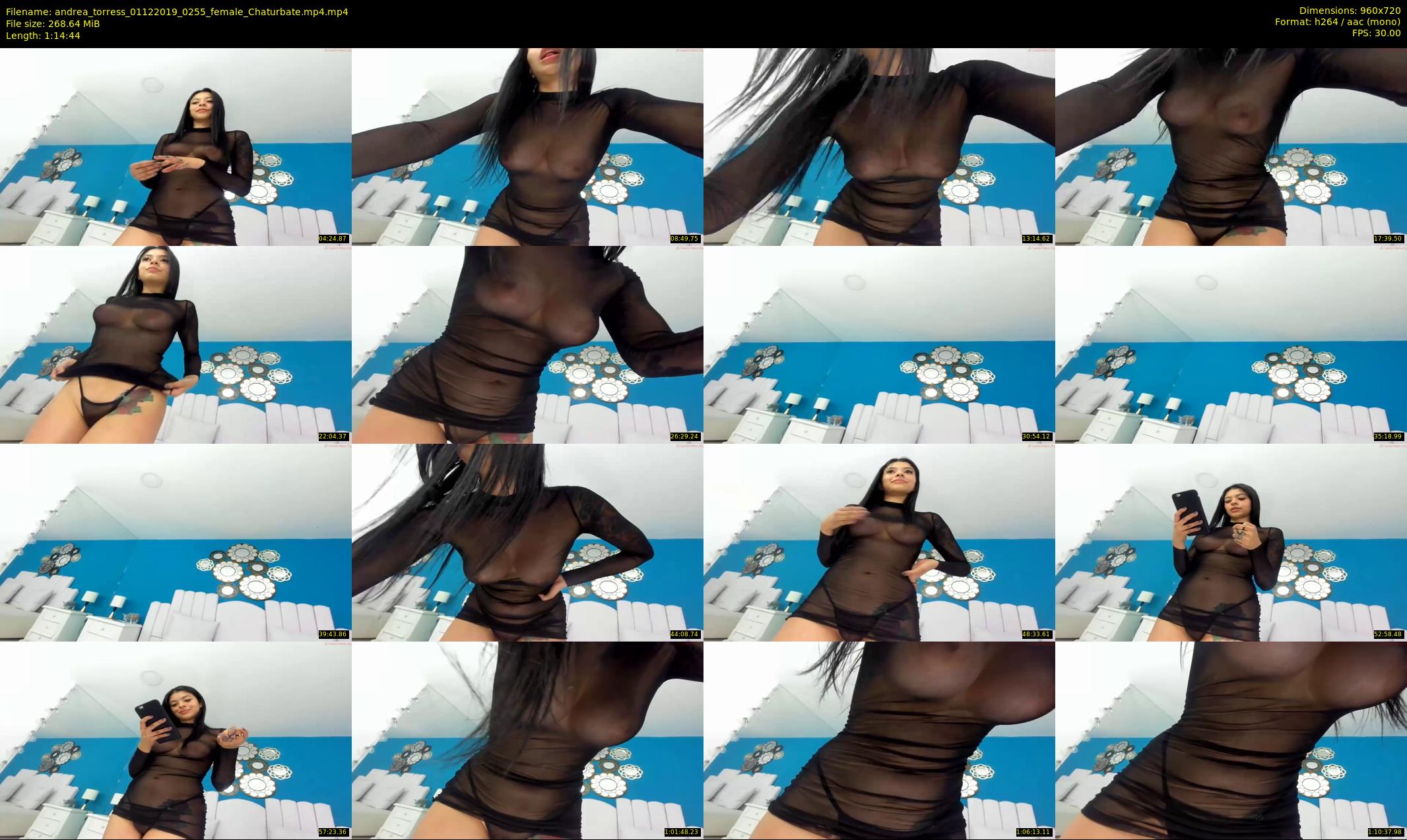 andrea_torress — 75 minute Chaturbate female cam show recording, 720p, Dec 1, 2019