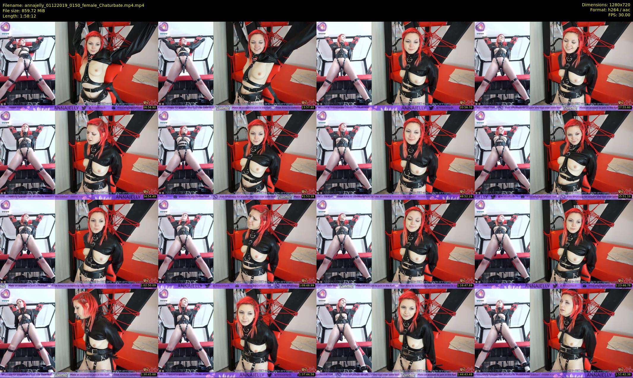 annajelly — 119 minute Chaturbate couple cam show recording, 720p, Dec 1, 2019