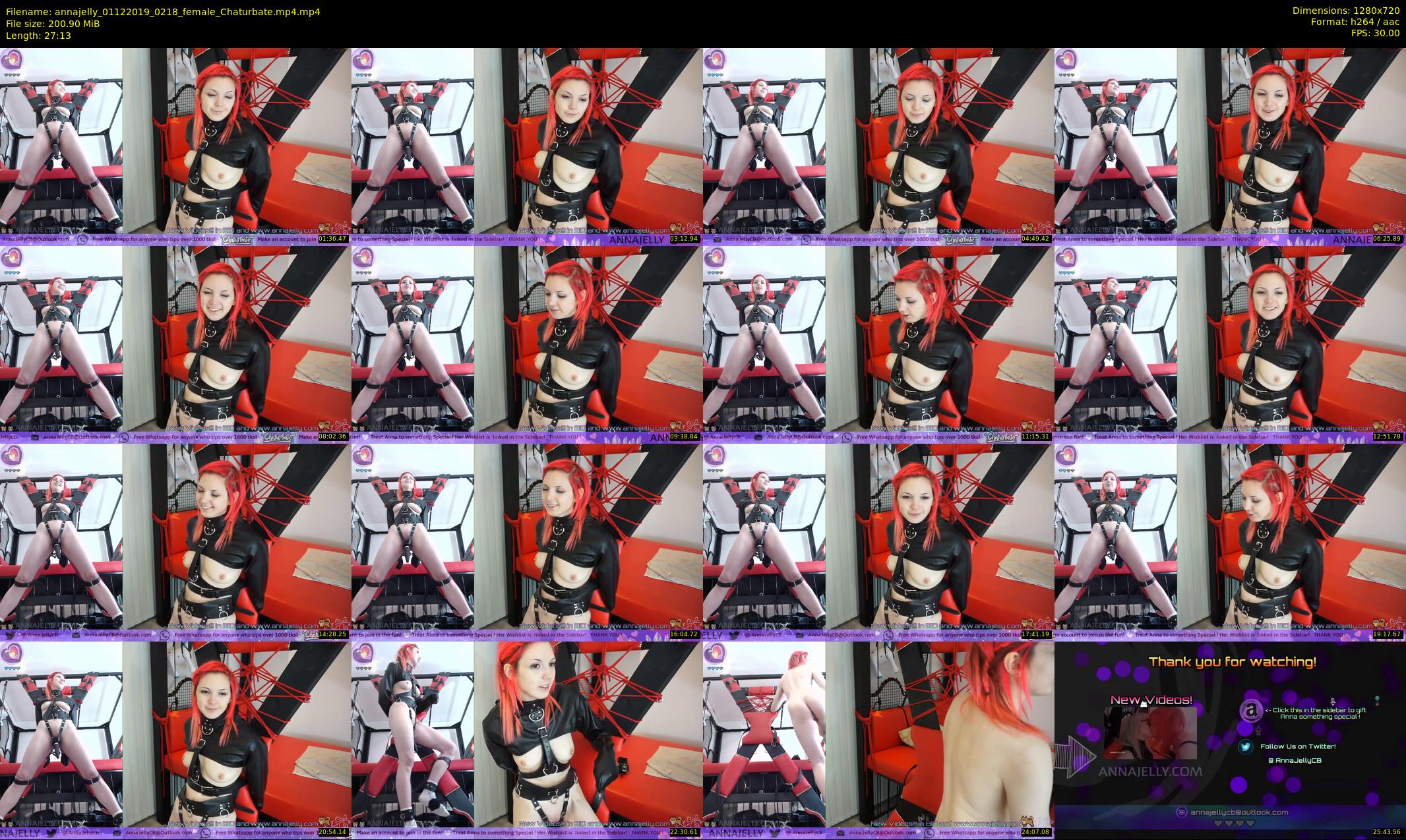 annajelly — 28 minute Chaturbate couple cam show recording, 720p, Dec 1, 2019
