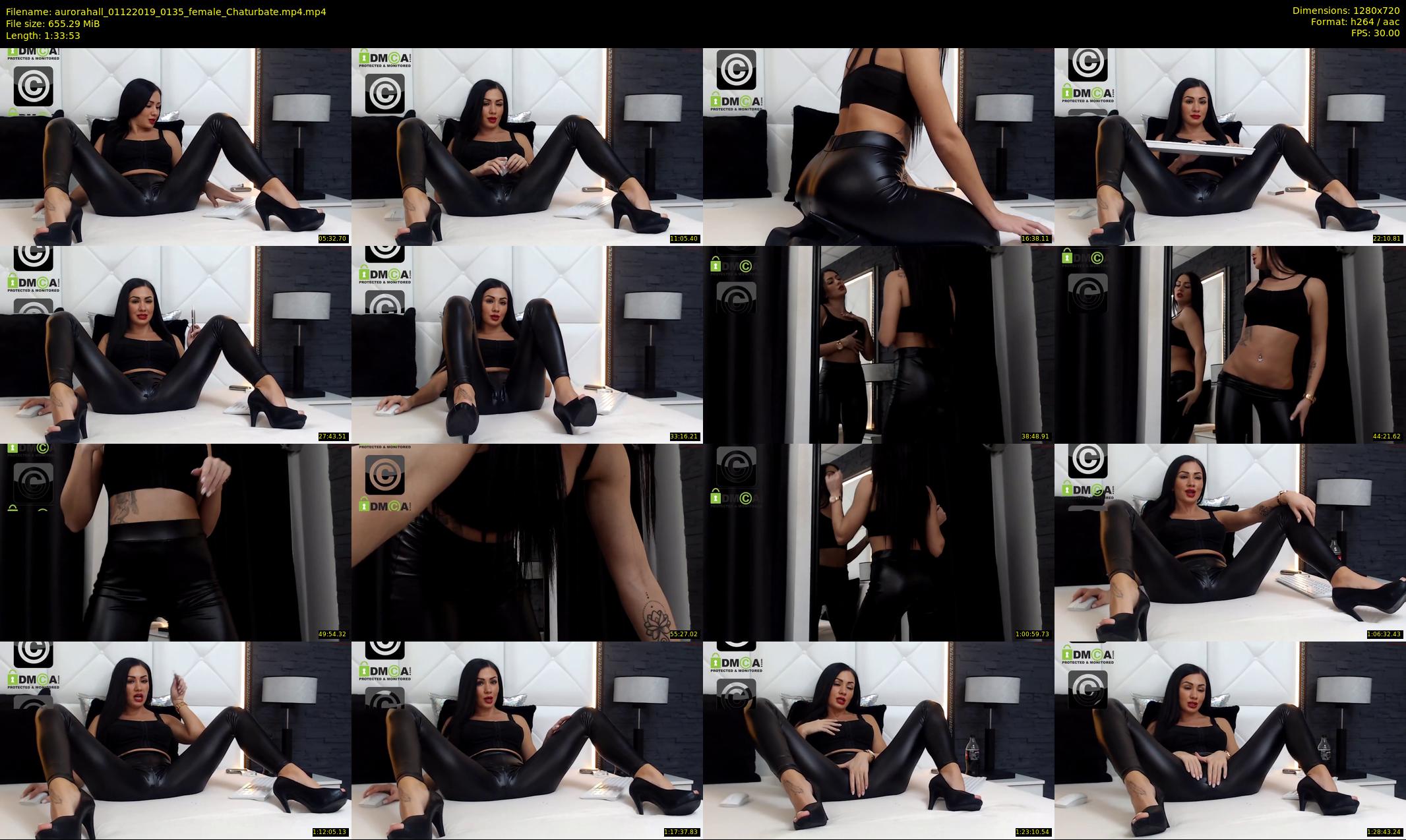 aurorahall — 94 minute Chaturbate female cam show recording, 720p, Dec 1, 2019