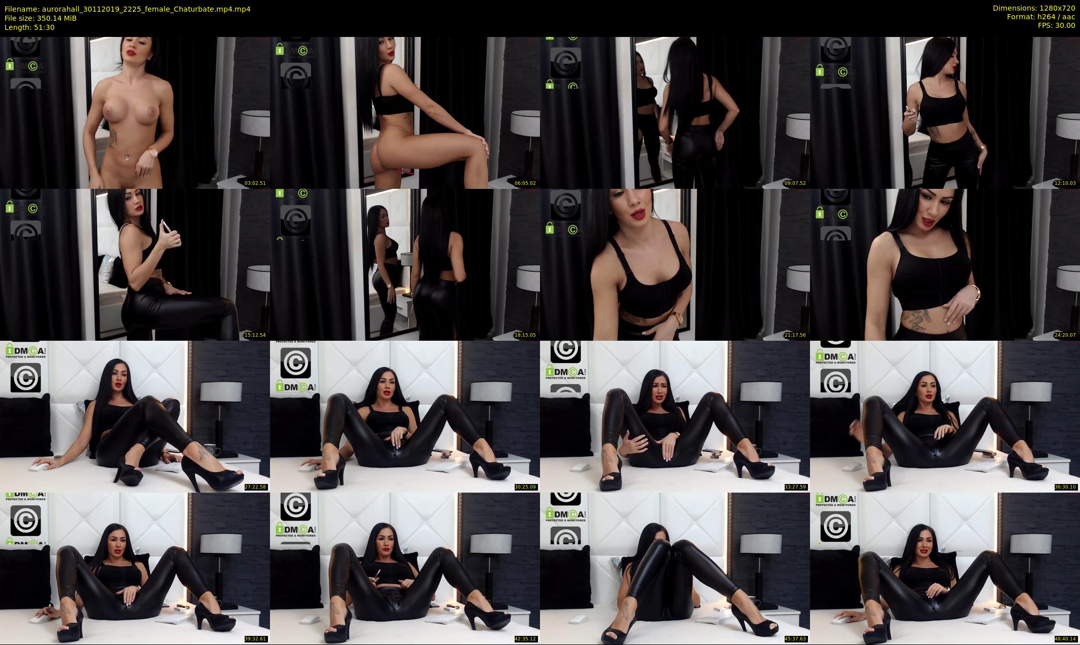 aurorahall — 52 minute Chaturbate female cam show recording, 720p, Nov 30, 2019