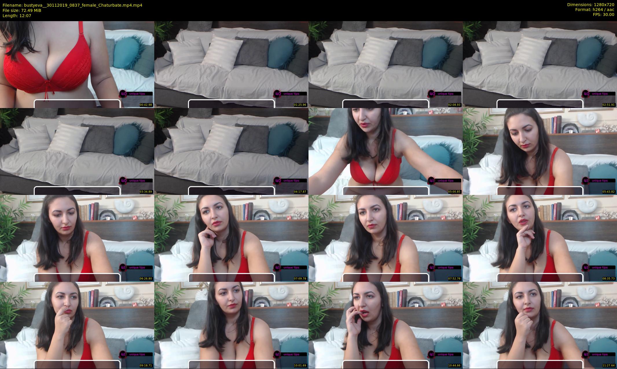 bustyeva_ — 13 minute Chaturbate female cam show recording, 720p, Nov 30, 2019