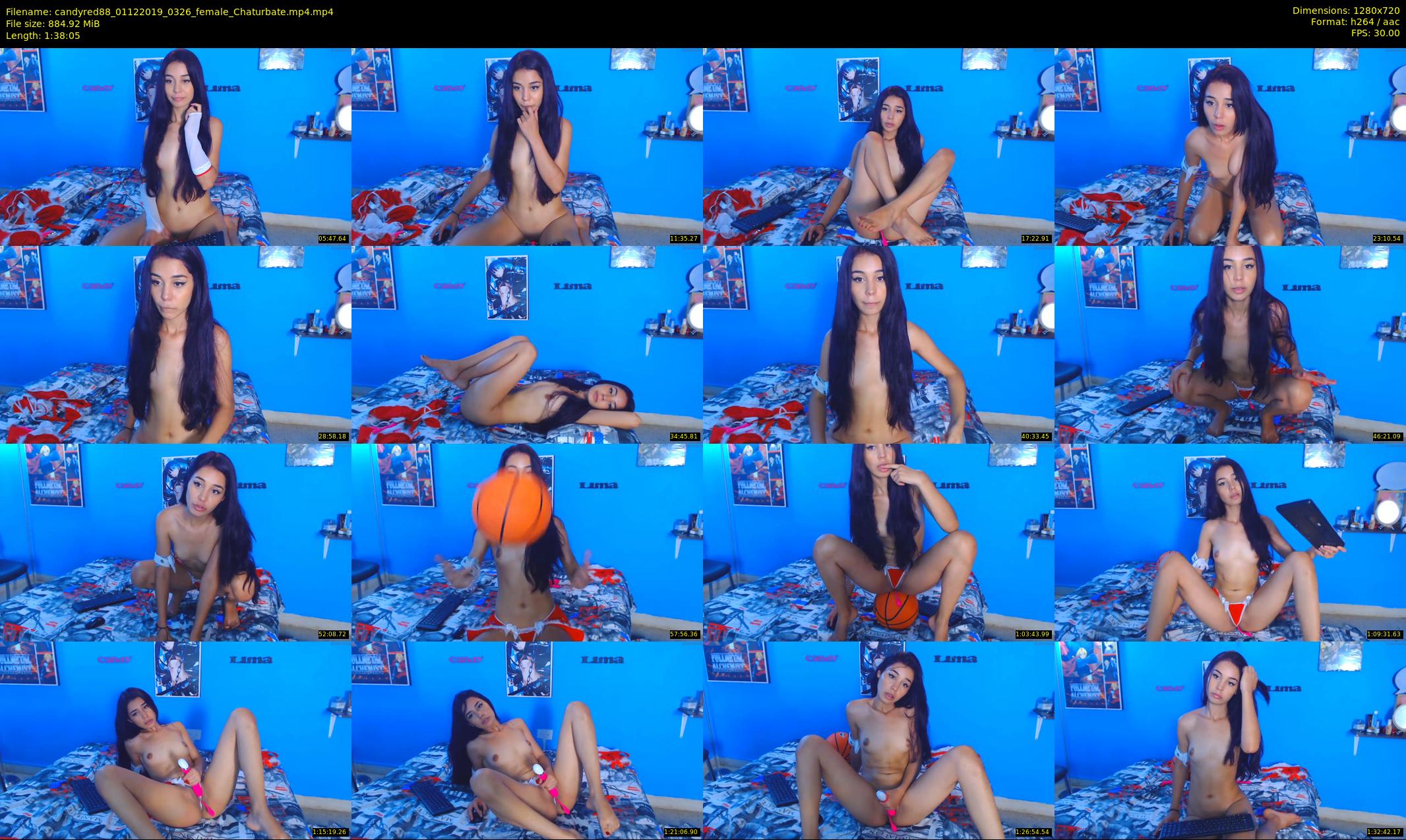 candyred88 — 99 minute Chaturbate female cam show recording, 720p, Dec 1, 2019