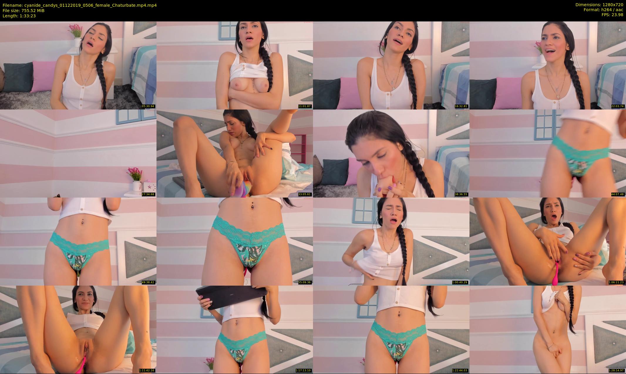 cyanide_candys — 94 minute Chaturbate female cam show recording, 720p, Dec 1, 2019