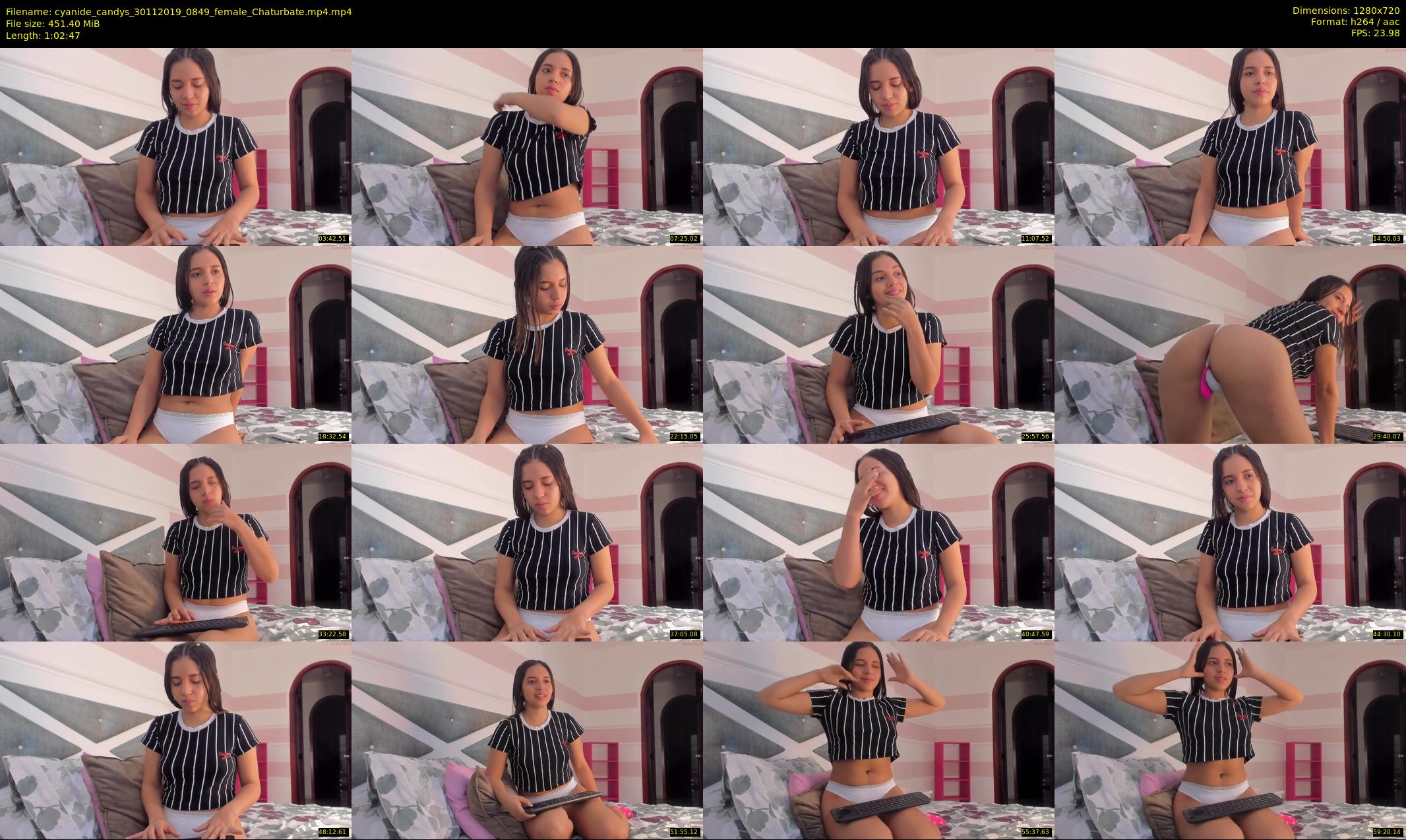 cyanide_candys — 63 minute Chaturbate female cam show recording, 720p, Nov 30, 2019