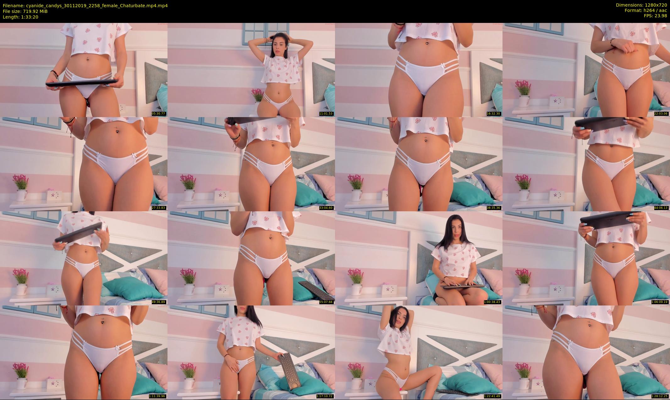 cyanide_candys — 94 minute Chaturbate female cam show recording, 720p, Nov 30, 2019