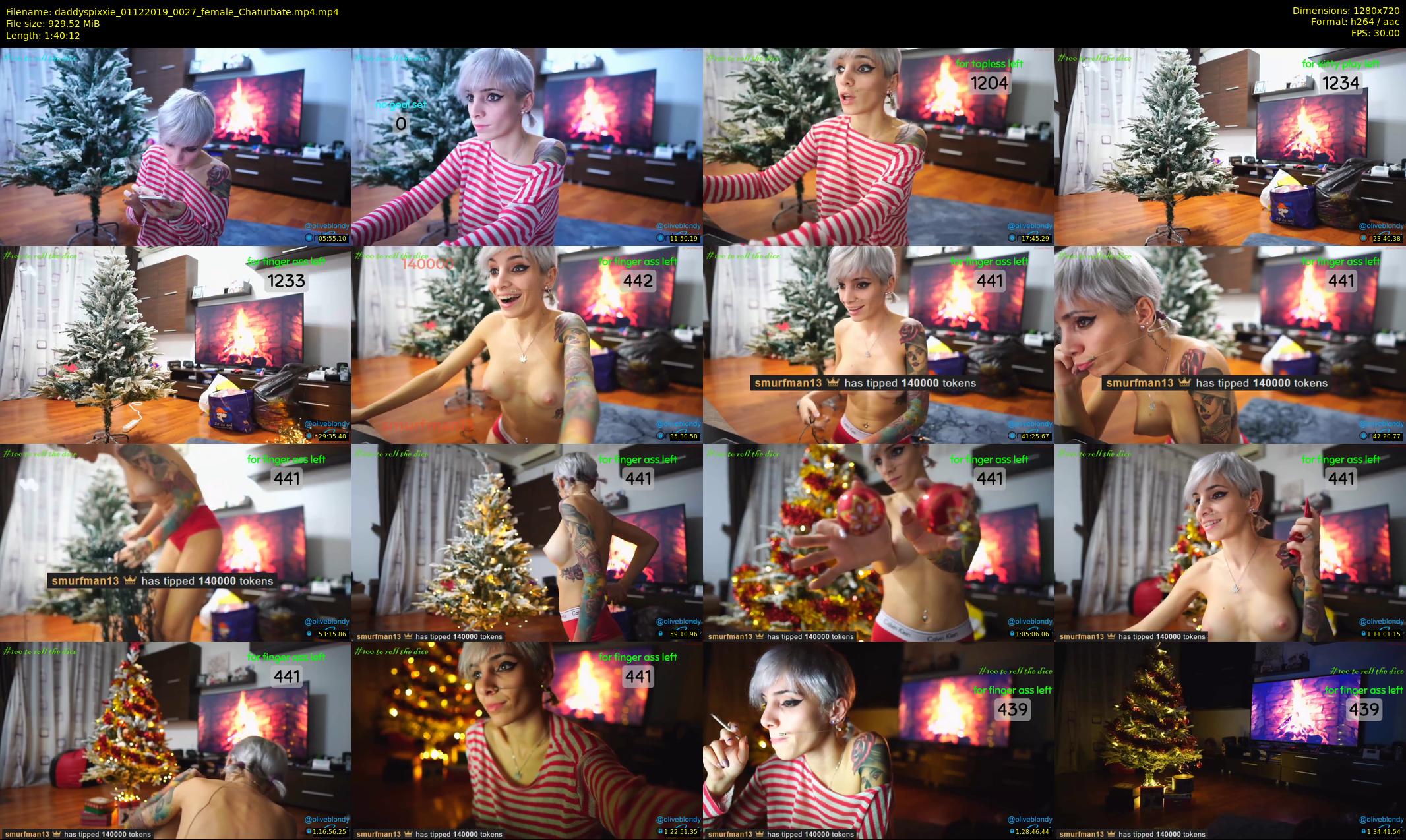 daddyspixxie — 101 minute Chaturbate female cam show recording, 720p, Dec 1, 2019