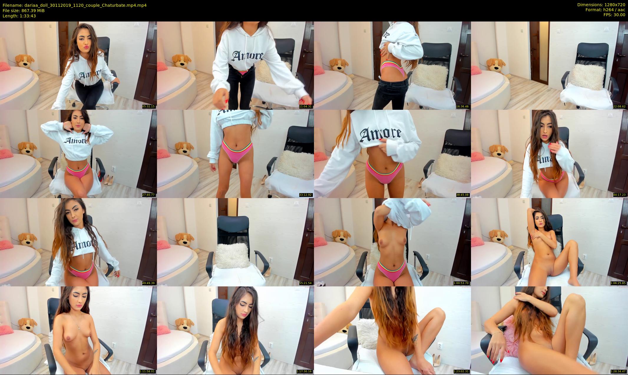 dariaa_doll — 94 minute Chaturbate female cam show recording, 720p, Nov 30, 2019
