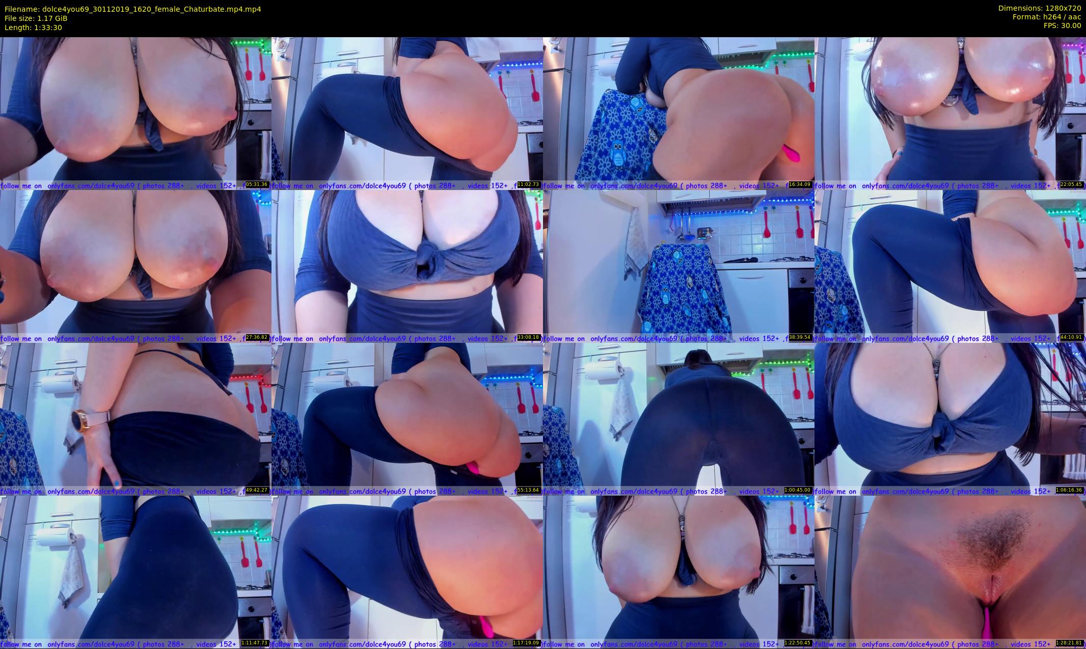 dolce4you69 — 94 minute Chaturbate female cam show recording, 720p, Nov 30, 2019