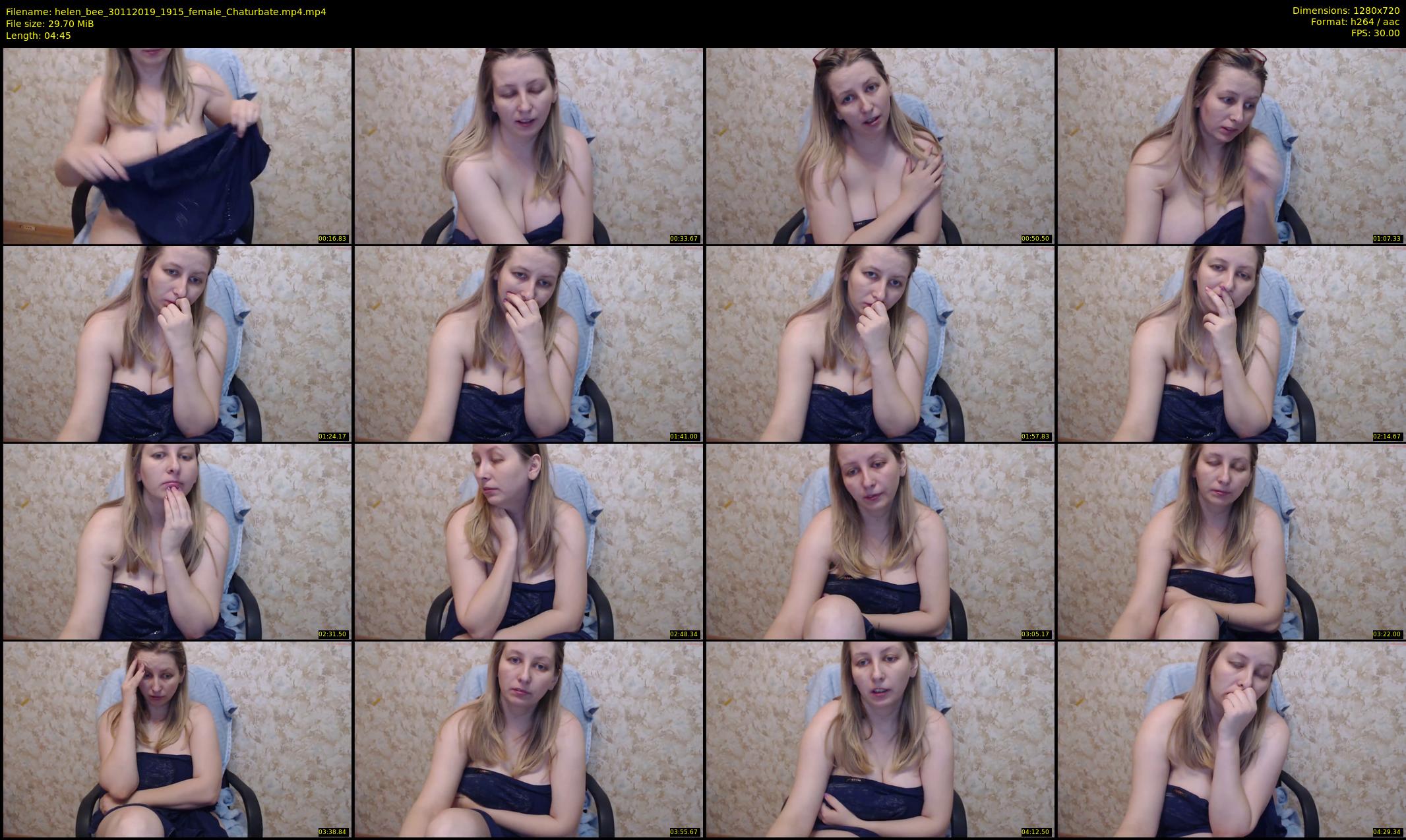 helen_bee — 5 minute Chaturbate female cam show recording, 720p, Nov 30, 2019