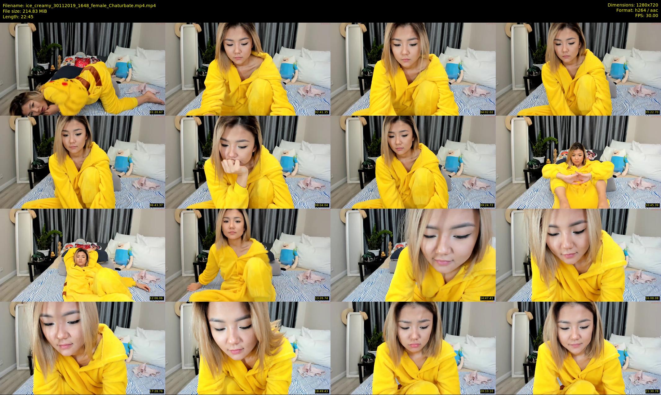 ice_creamy — 23 minute Chaturbate female cam show recording, 720p, Nov 30, 2019