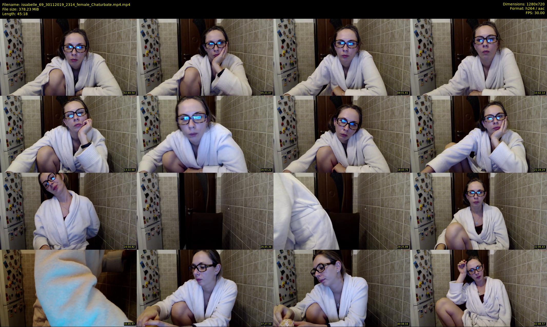 issabelle_69 — 46 minute Chaturbate couple cam show recording, 720p, Nov 30, 2019