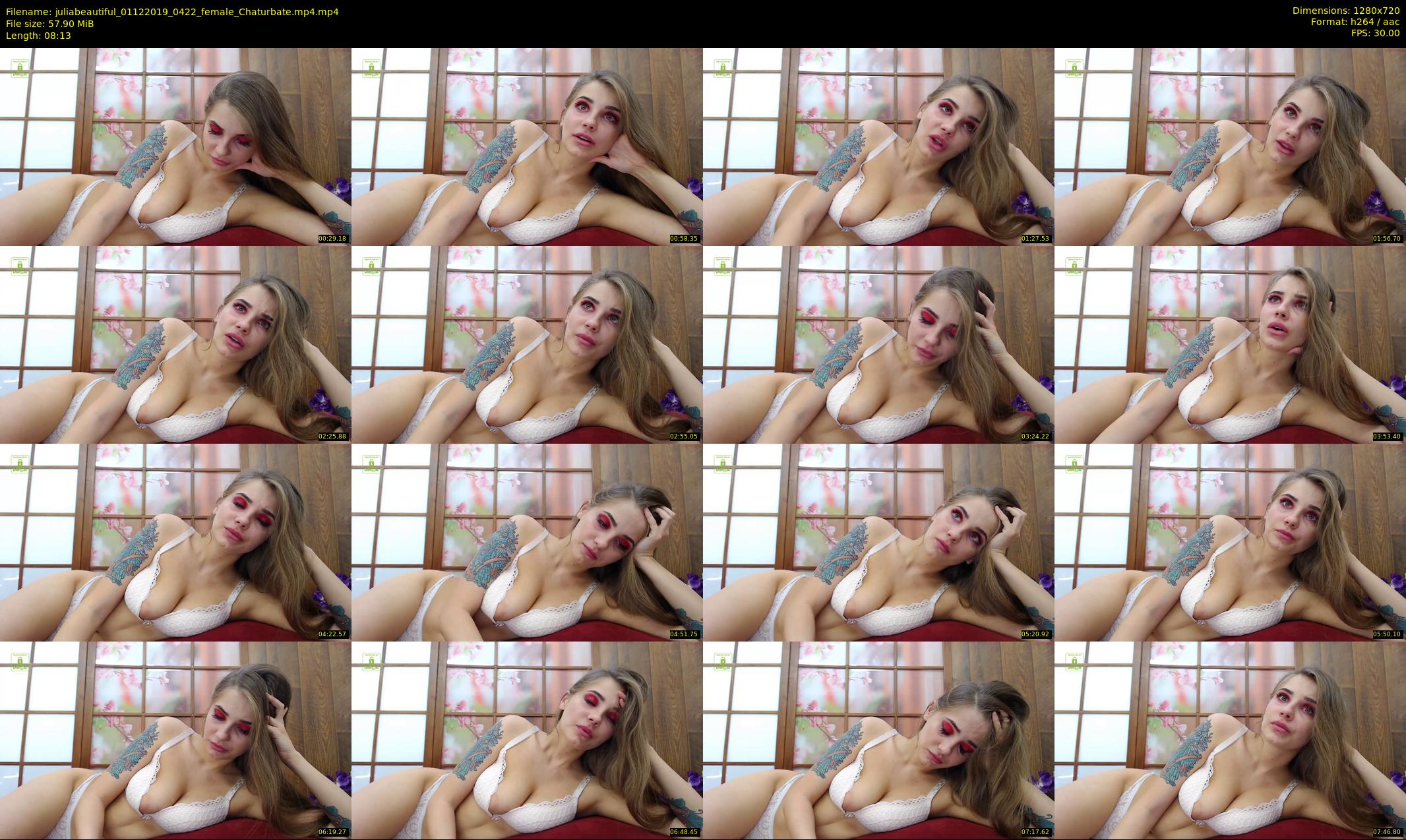 juliabeautiful — 9 minute Chaturbate female cam show recording, 720p, Dec 1, 2019
