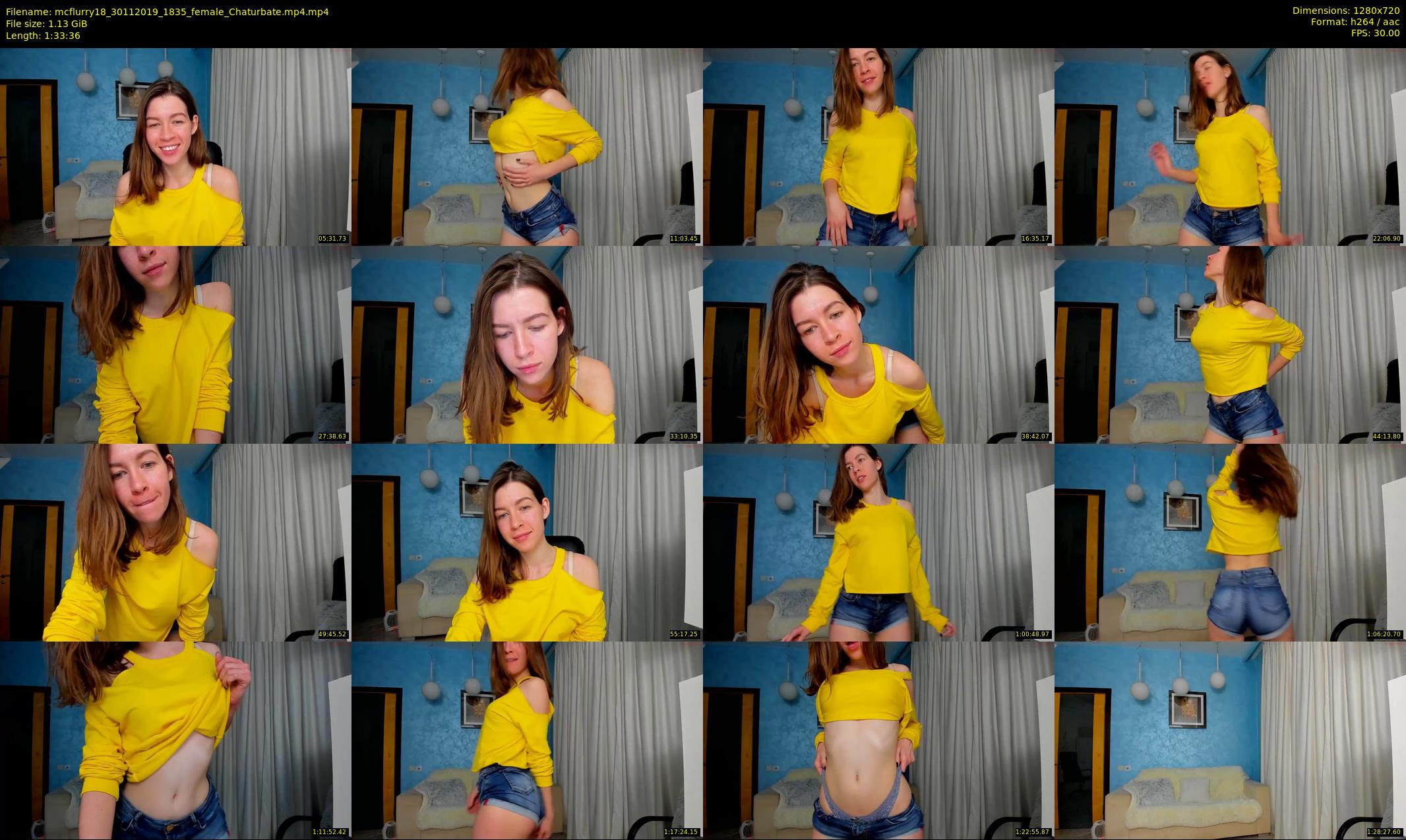 mcflurry18 — 94 minute Chaturbate female cam show recording, 720p, Nov 30, 2019