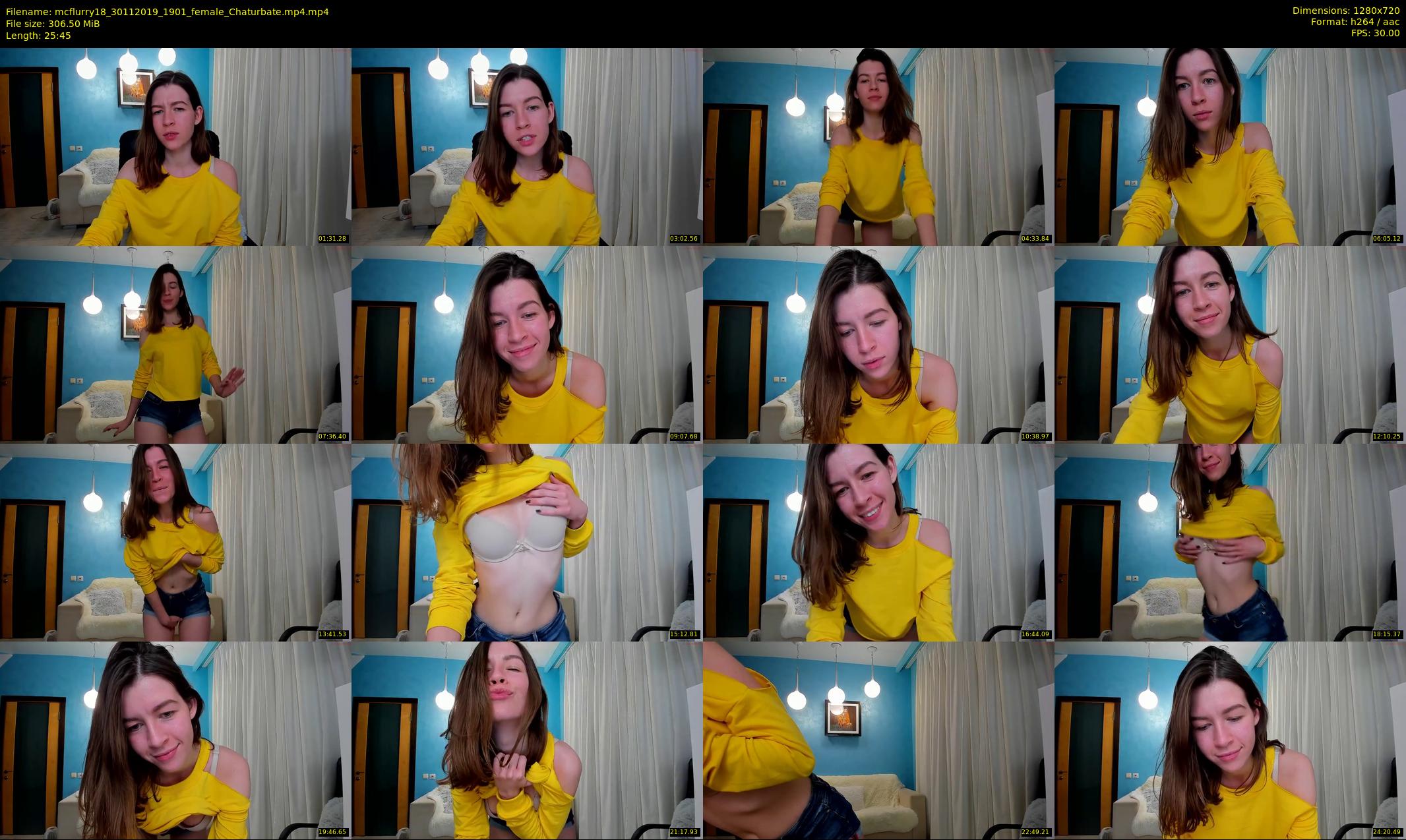 mcflurry18 — 26 minute Chaturbate female cam show recording, 720p, Nov 30, 2019