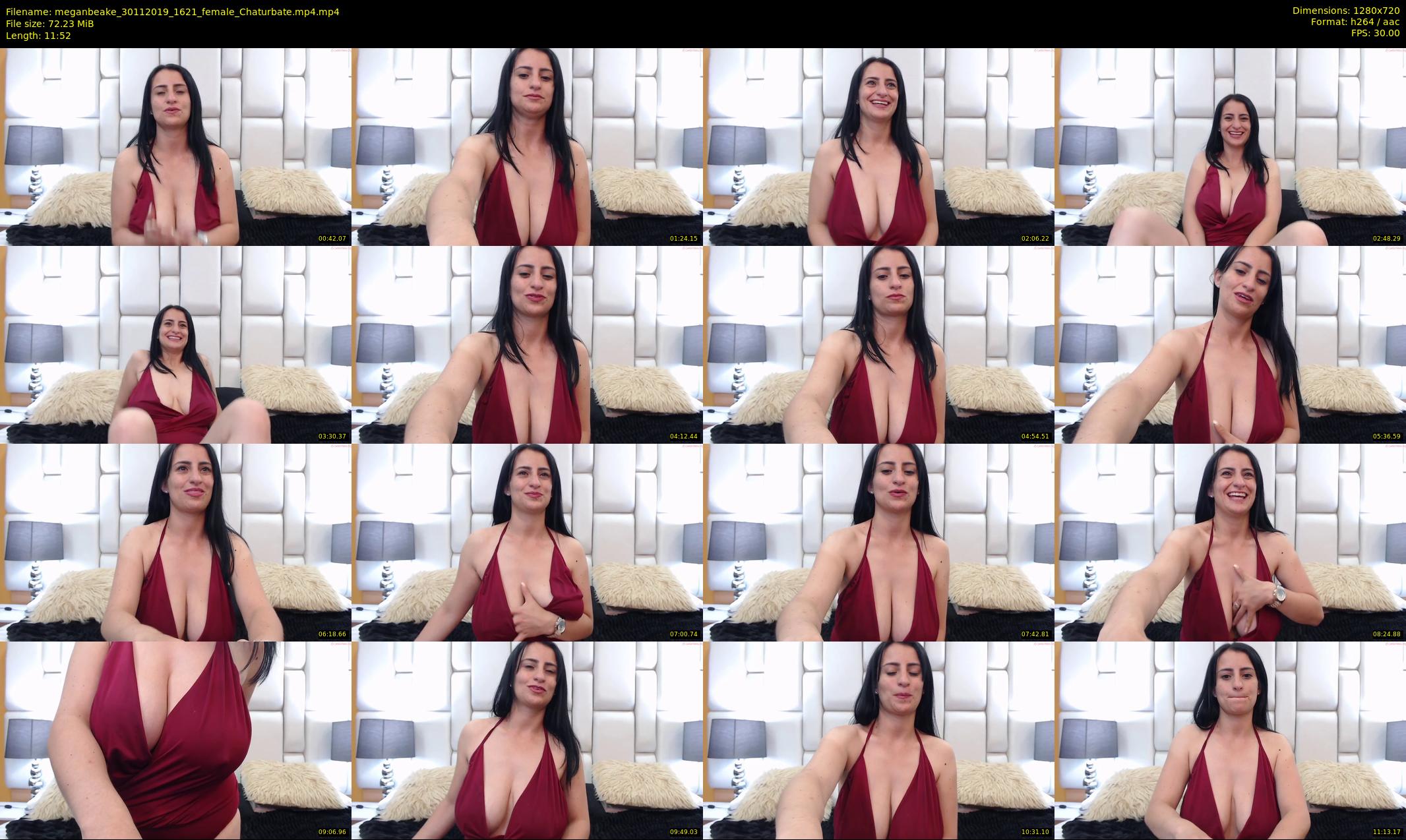 meganbeake — 12 minute Chaturbate female cam show recording, 720p, Nov 30, 2019