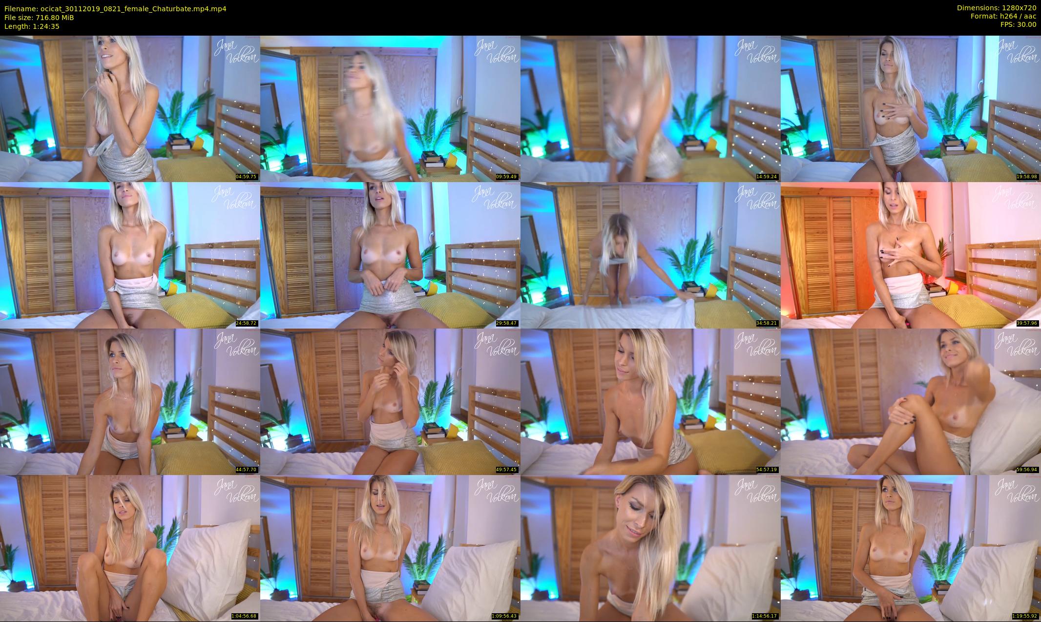ocicat — 85 minute Chaturbate female cam show recording, 720p, Nov 30, 2019