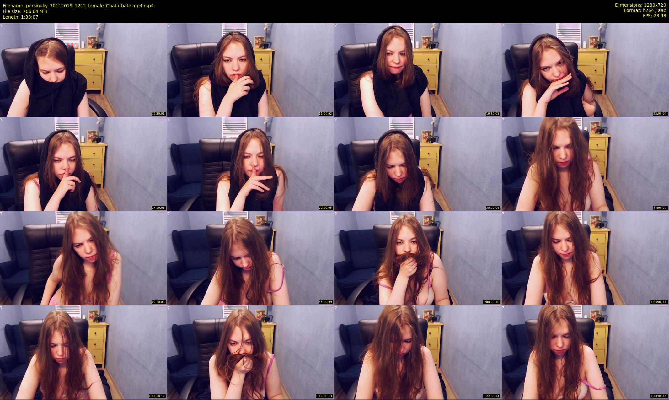 persinaky — 94 minute Chaturbate female cam show recording, 720p, Nov 30, 2019