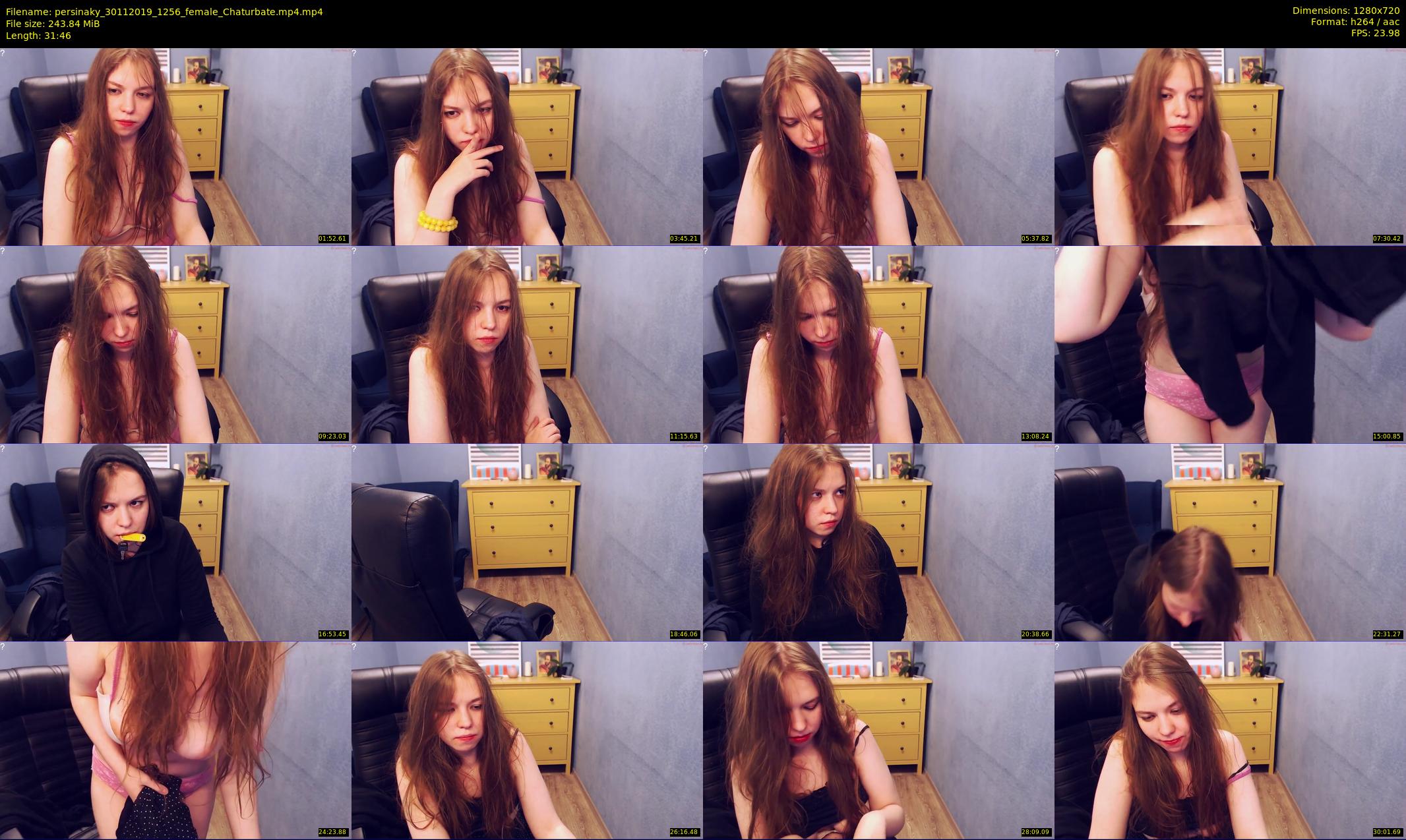 persinaky — 32 minute Chaturbate female cam show recording, 720p, Nov 30, 2019