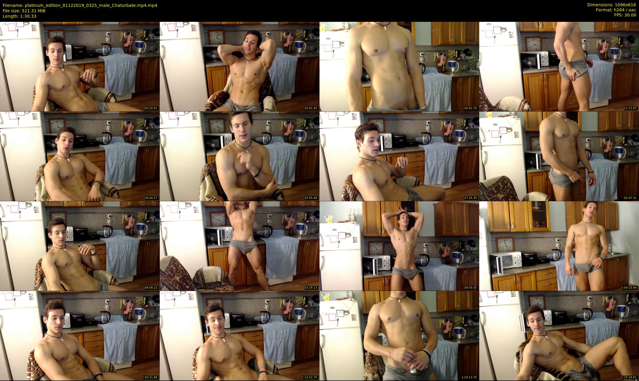 platinum_edition — 91 minute Chaturbate male cam show recording, 480p, Dec 1, 2019