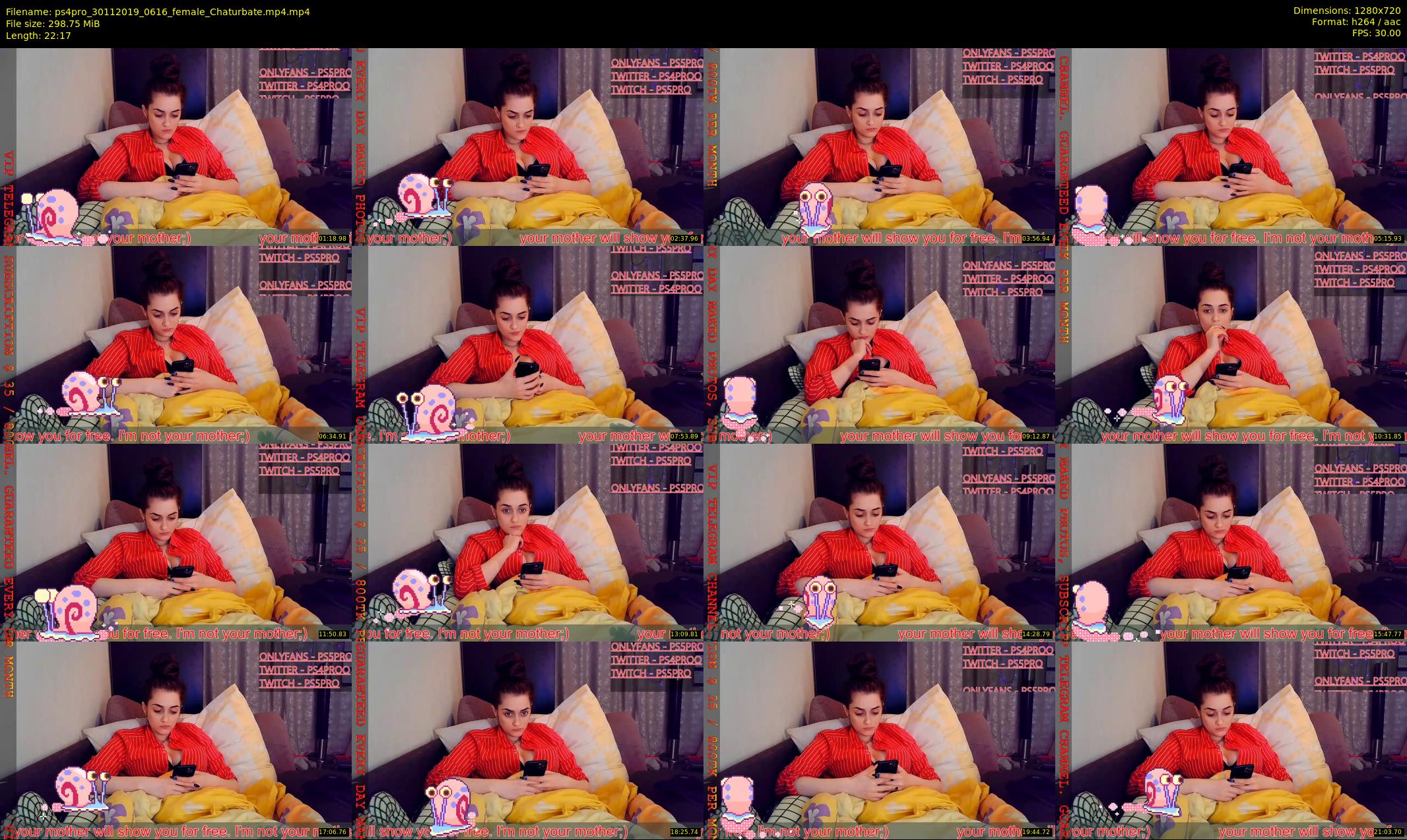ps4pro — 23 minute Chaturbate female cam show recording, 720p, Nov 30, 2019
