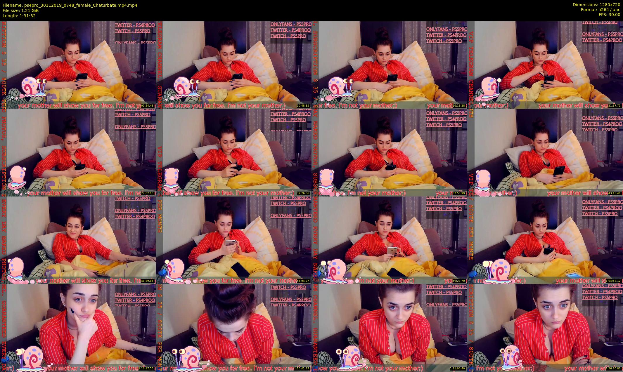 ps4pro — 92 minute Chaturbate female cam show recording, 720p, Nov 30, 2019