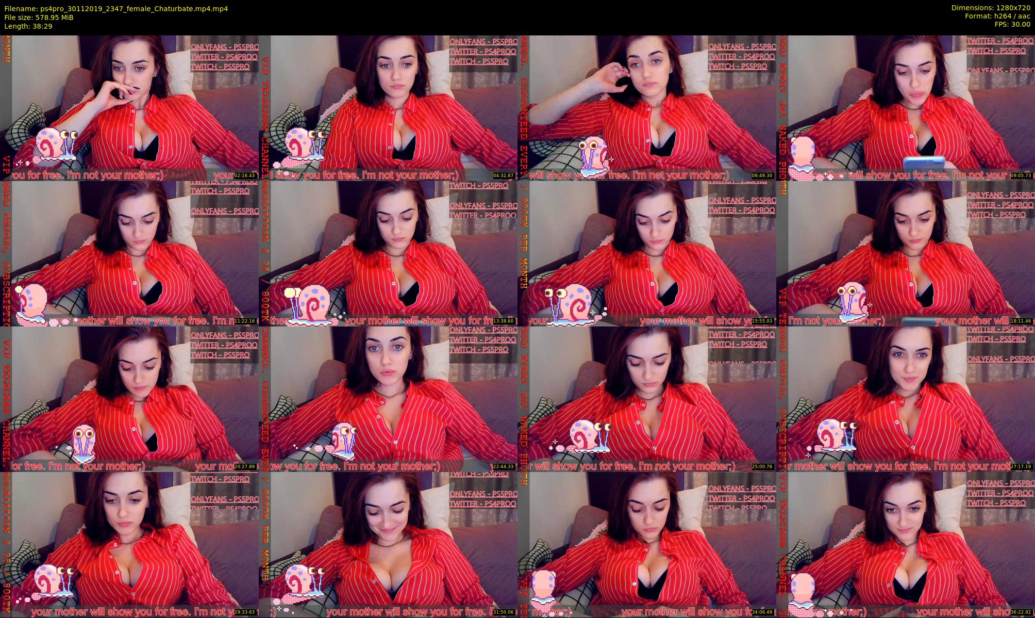 ps4pro — 39 minute Chaturbate female cam show recording, 720p, Nov 30, 2019
