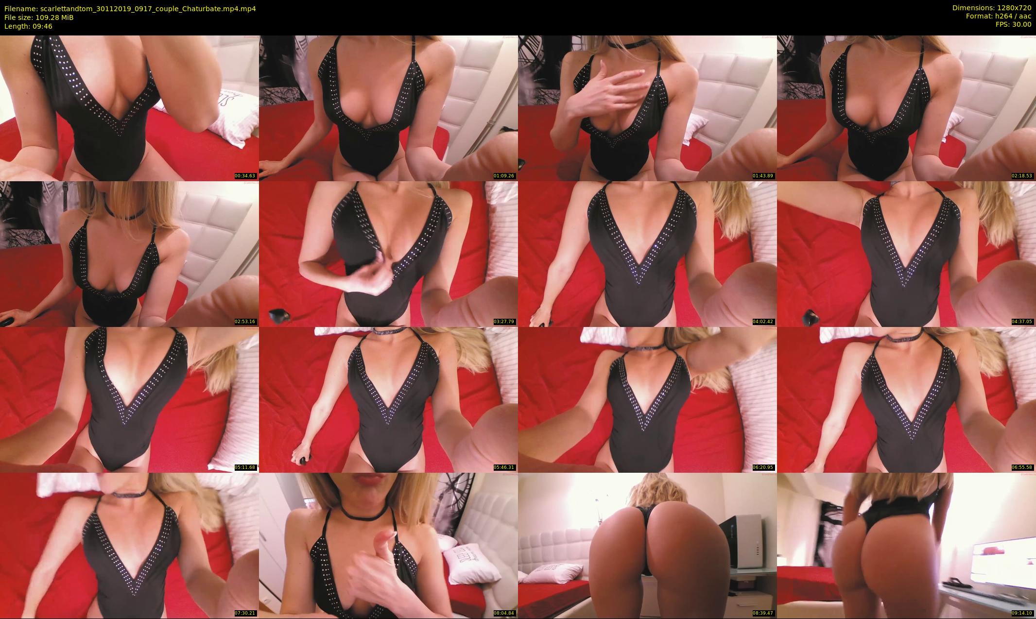 scarlettandtom — 10 minute Chaturbate couple cam show recording, 720p, Nov 30, 2019